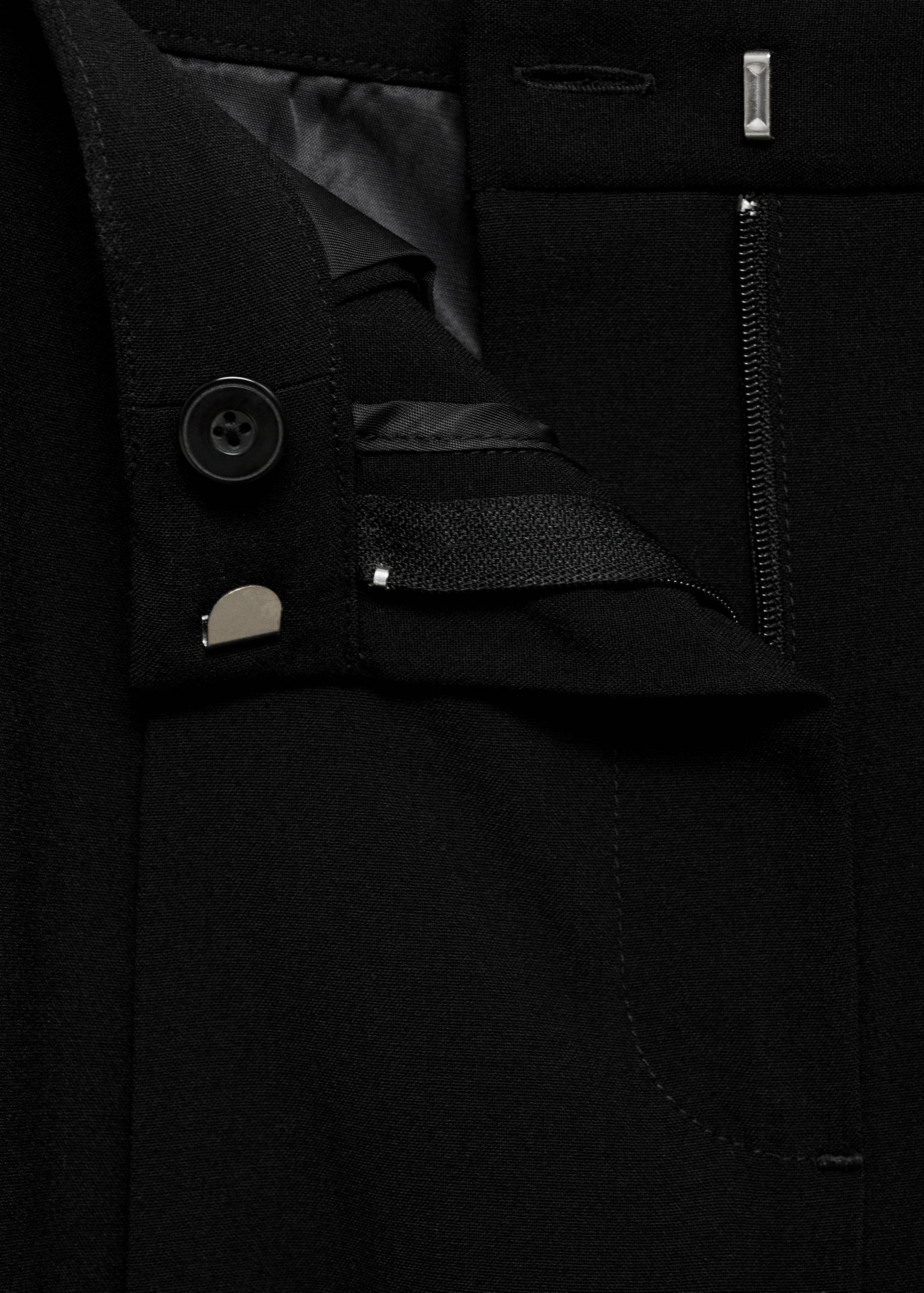 Wide leg pleated trousers - Details of the article 8