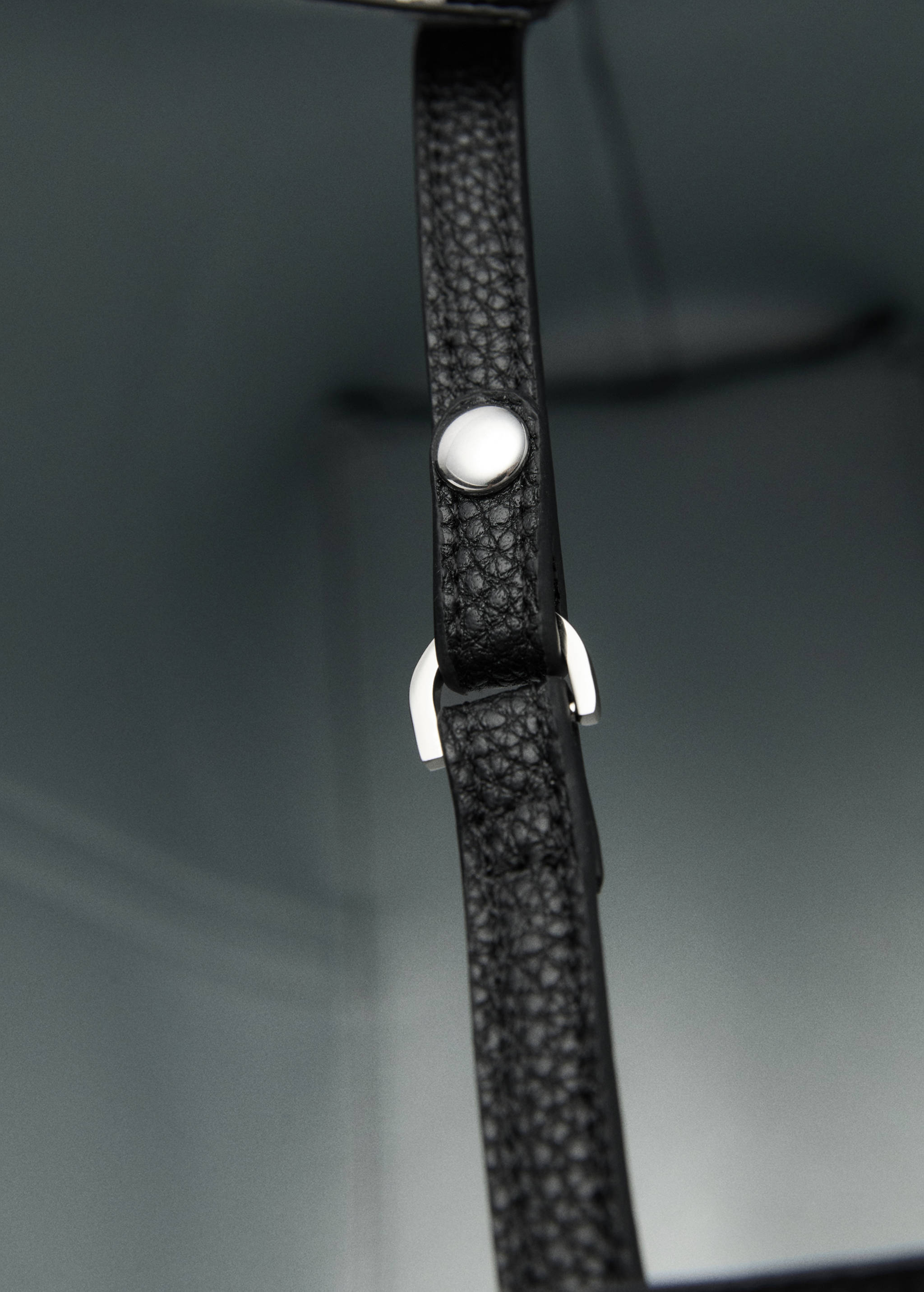 Faux-leather shopper bag - Details of the article 2