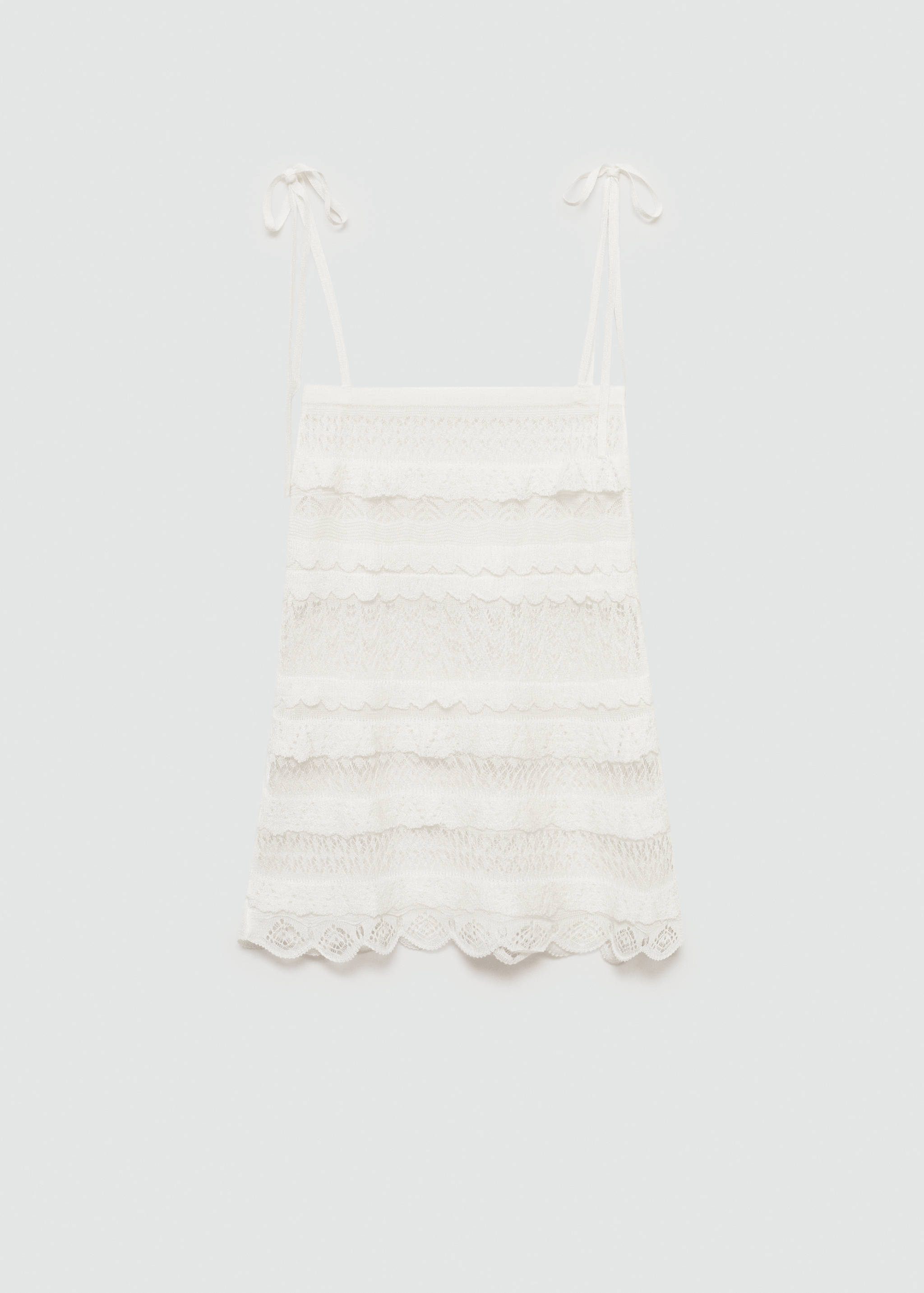 Openwork knit top - Article without model