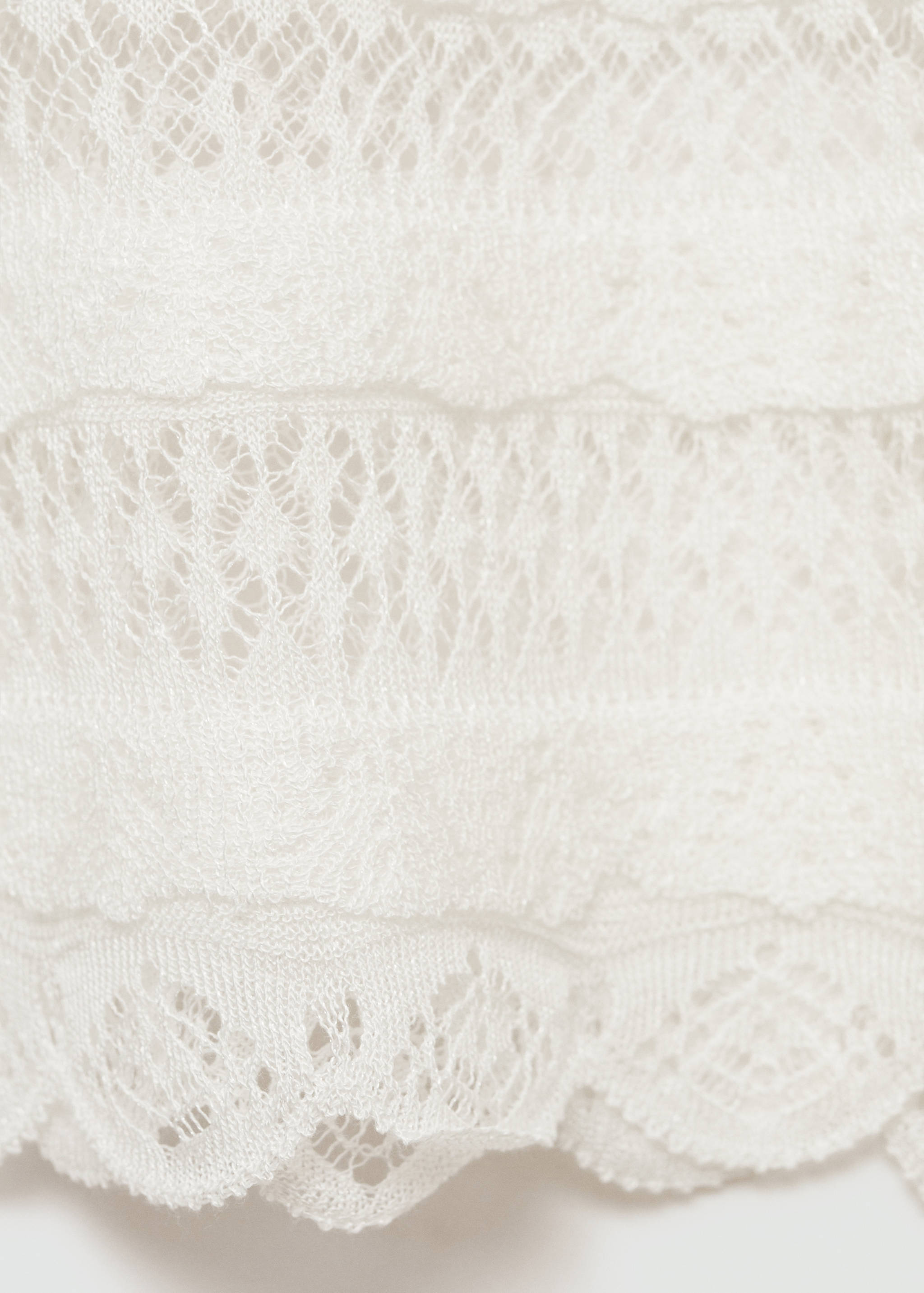 Openwork knit top - Details of the article 8