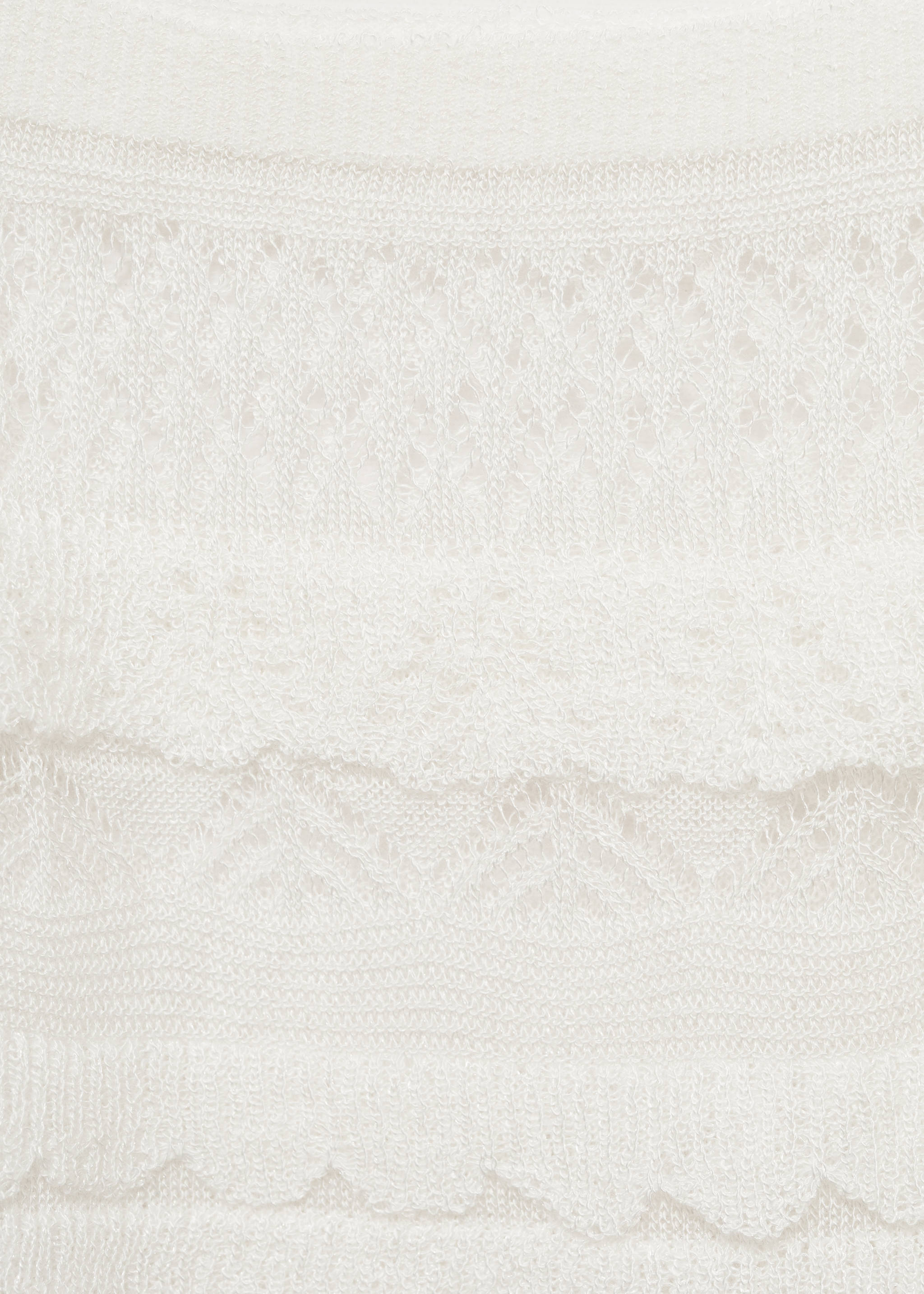 Openwork knit top - Details of the article 0