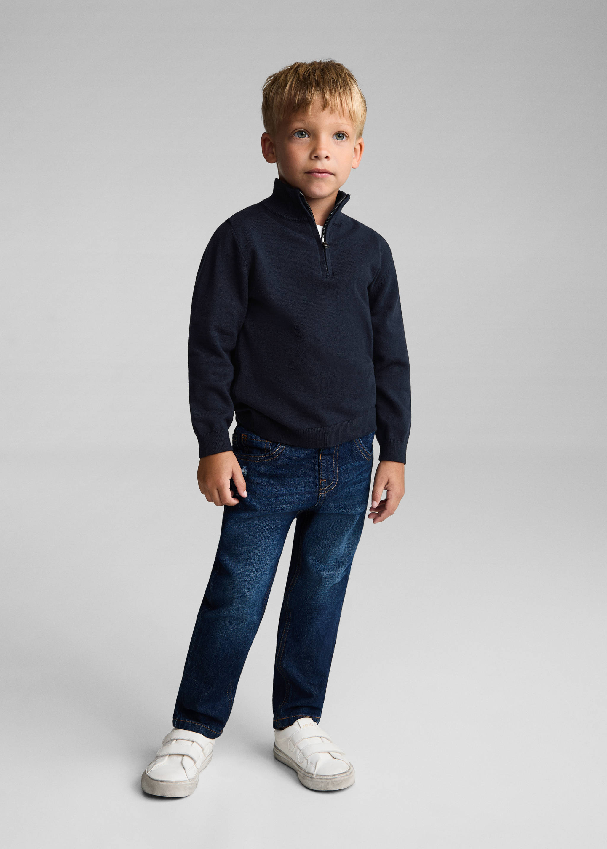 Zip neck jumper - General plane