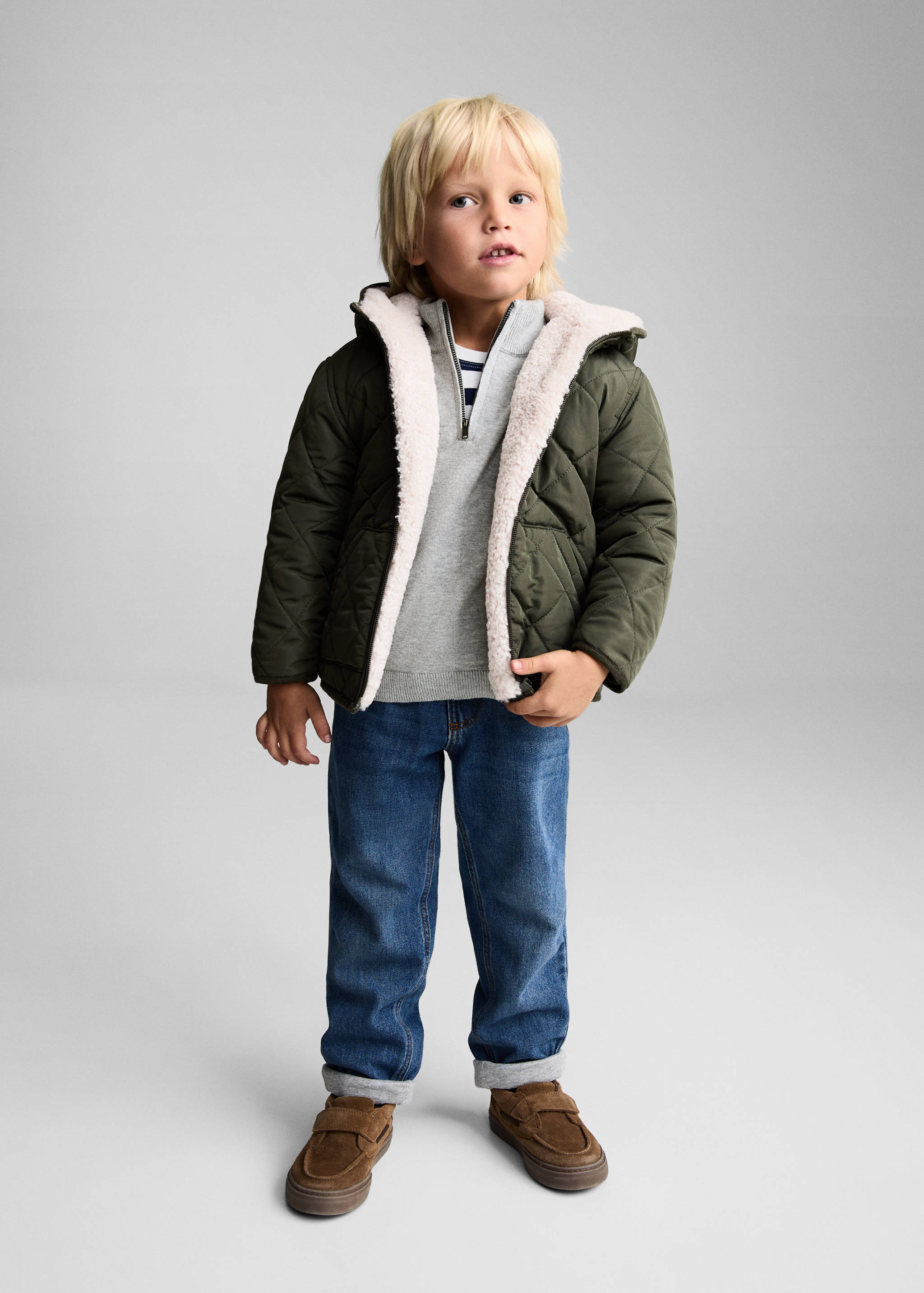 Zip neck jumper - General plane