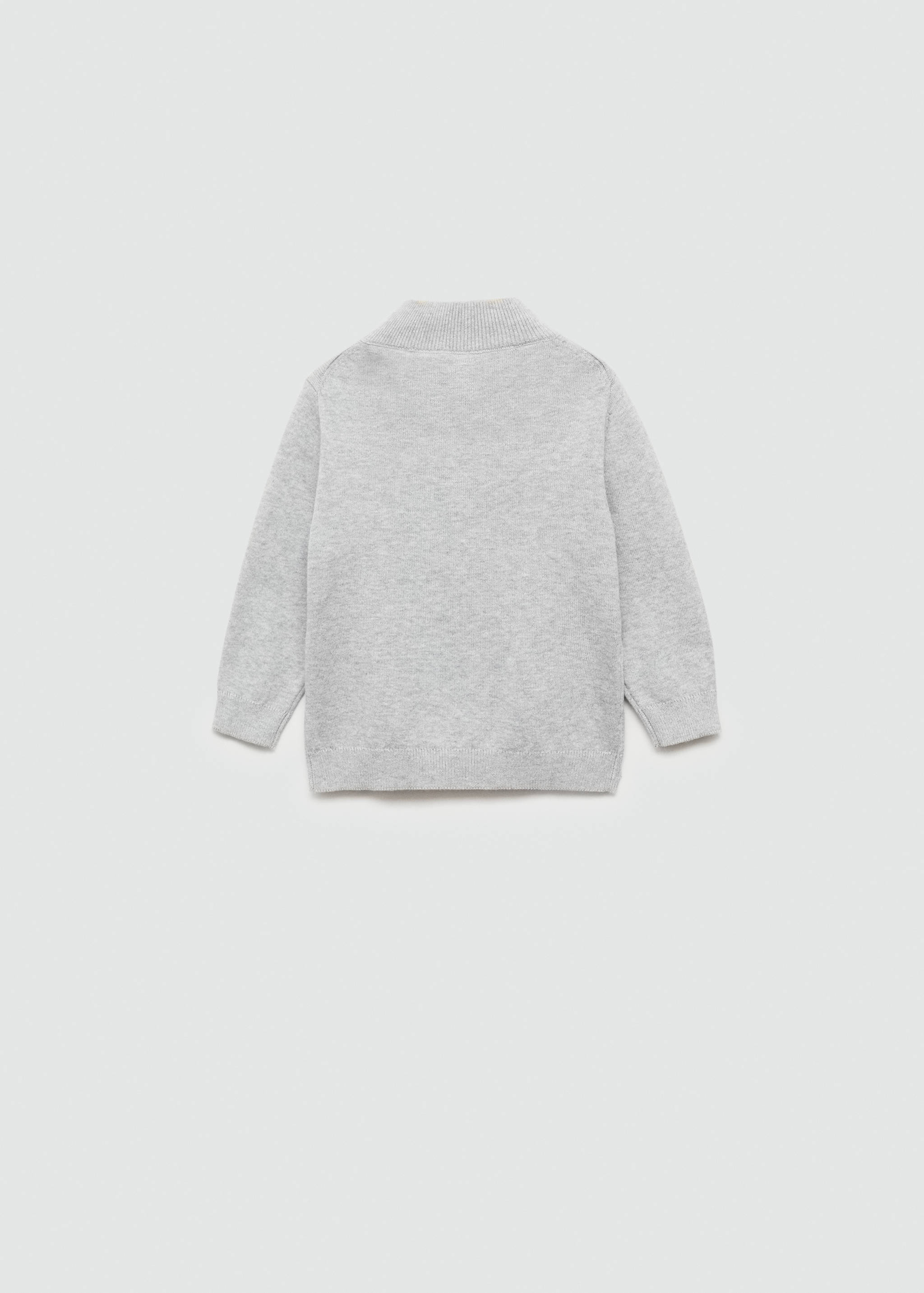 Zip neck jumper - Reverse of the article