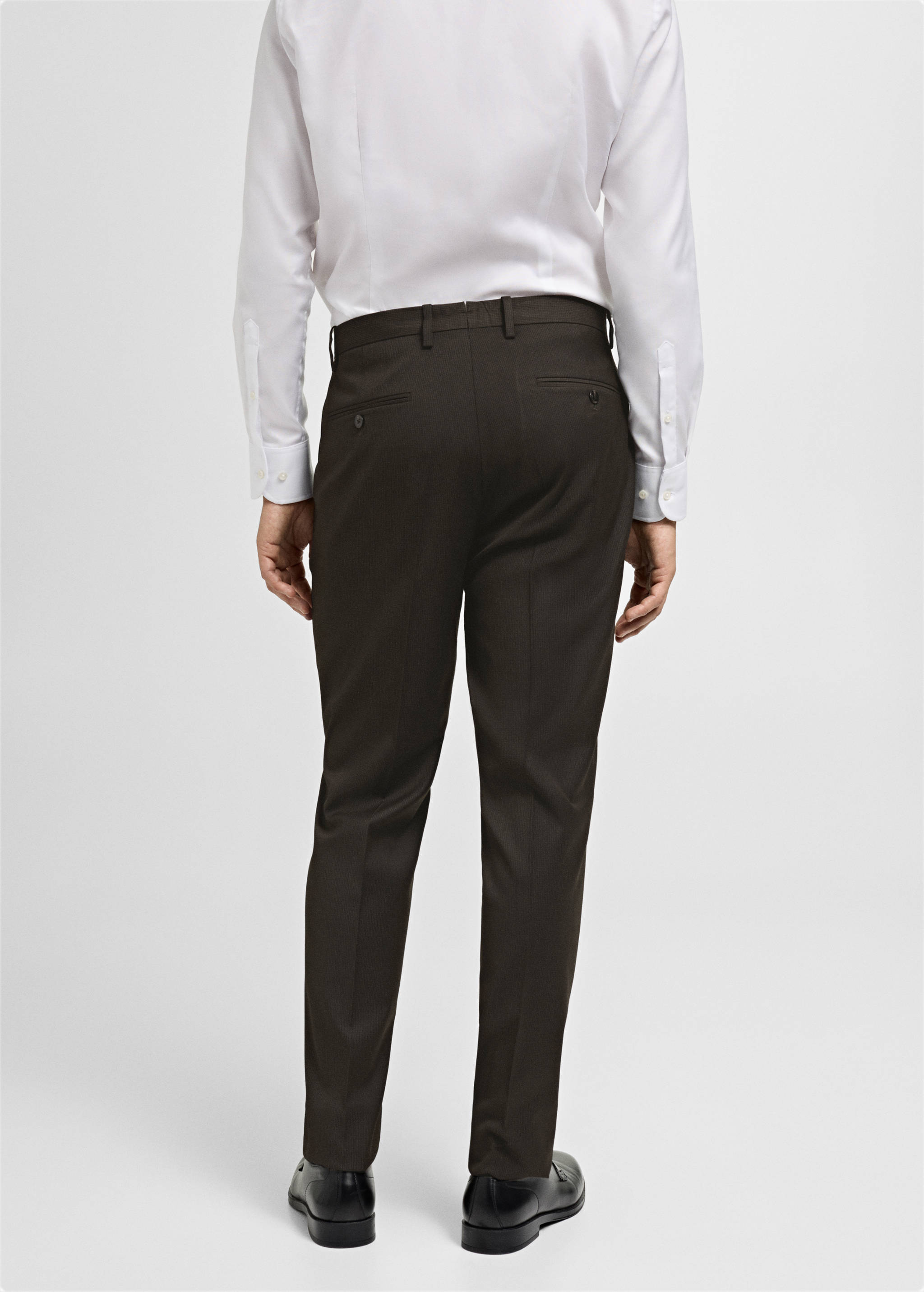 Pantalon costume slim-fit tissu comfort stretch - Verso de l’article