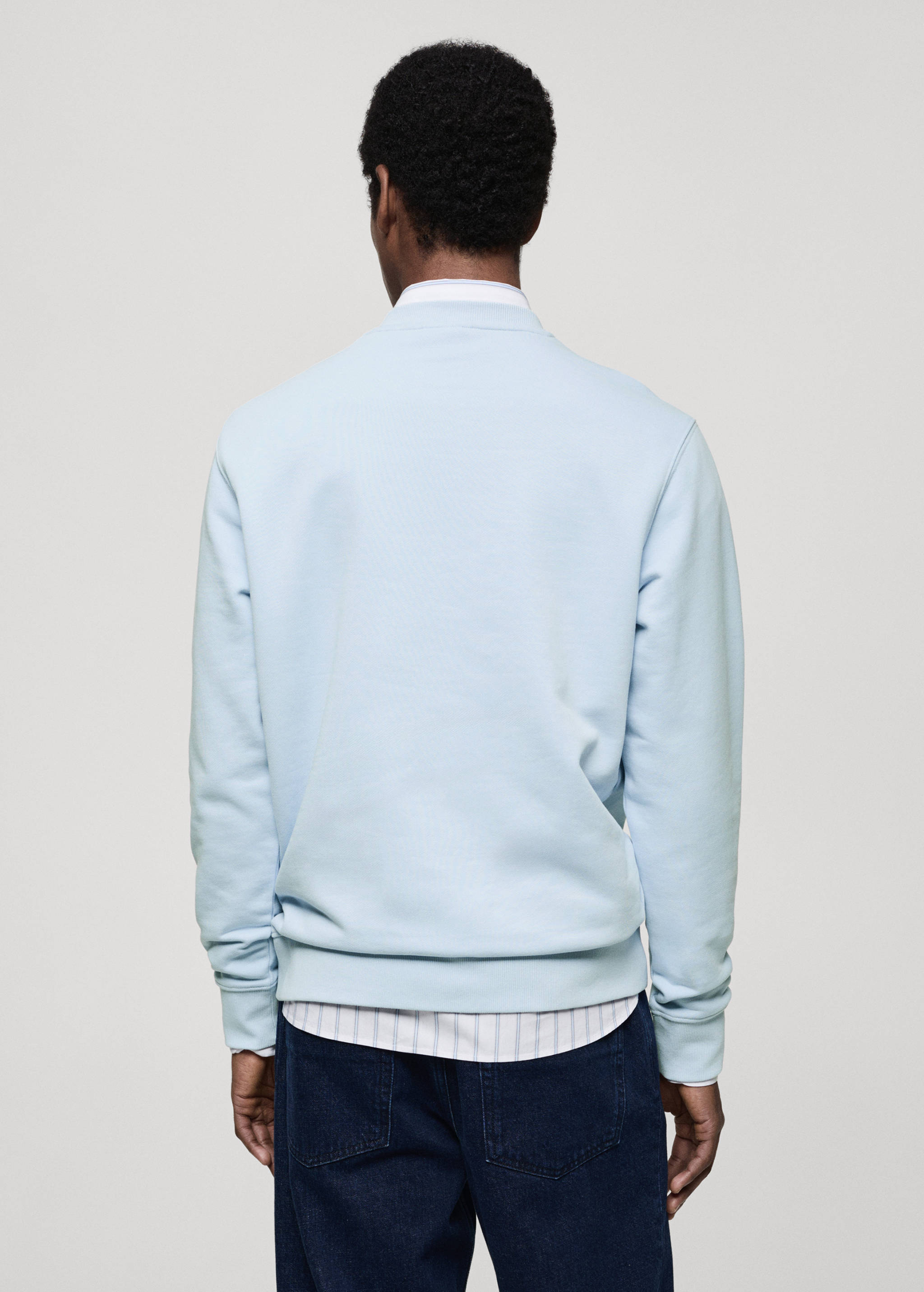 Sweat-shirt regular-fit 100 % coton - Verso de l’article