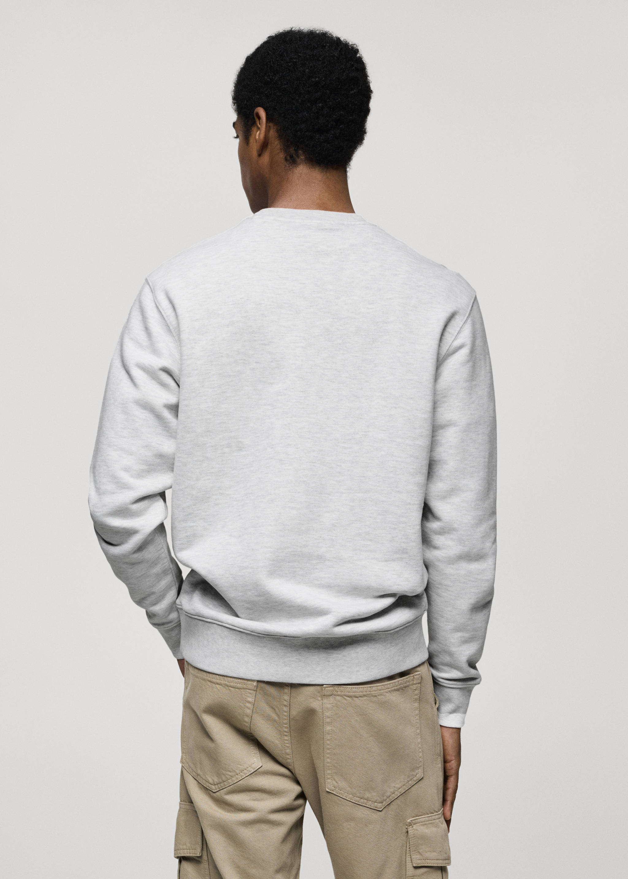 Sweat-shirt regular-fit 100 % coton - Verso de l’article