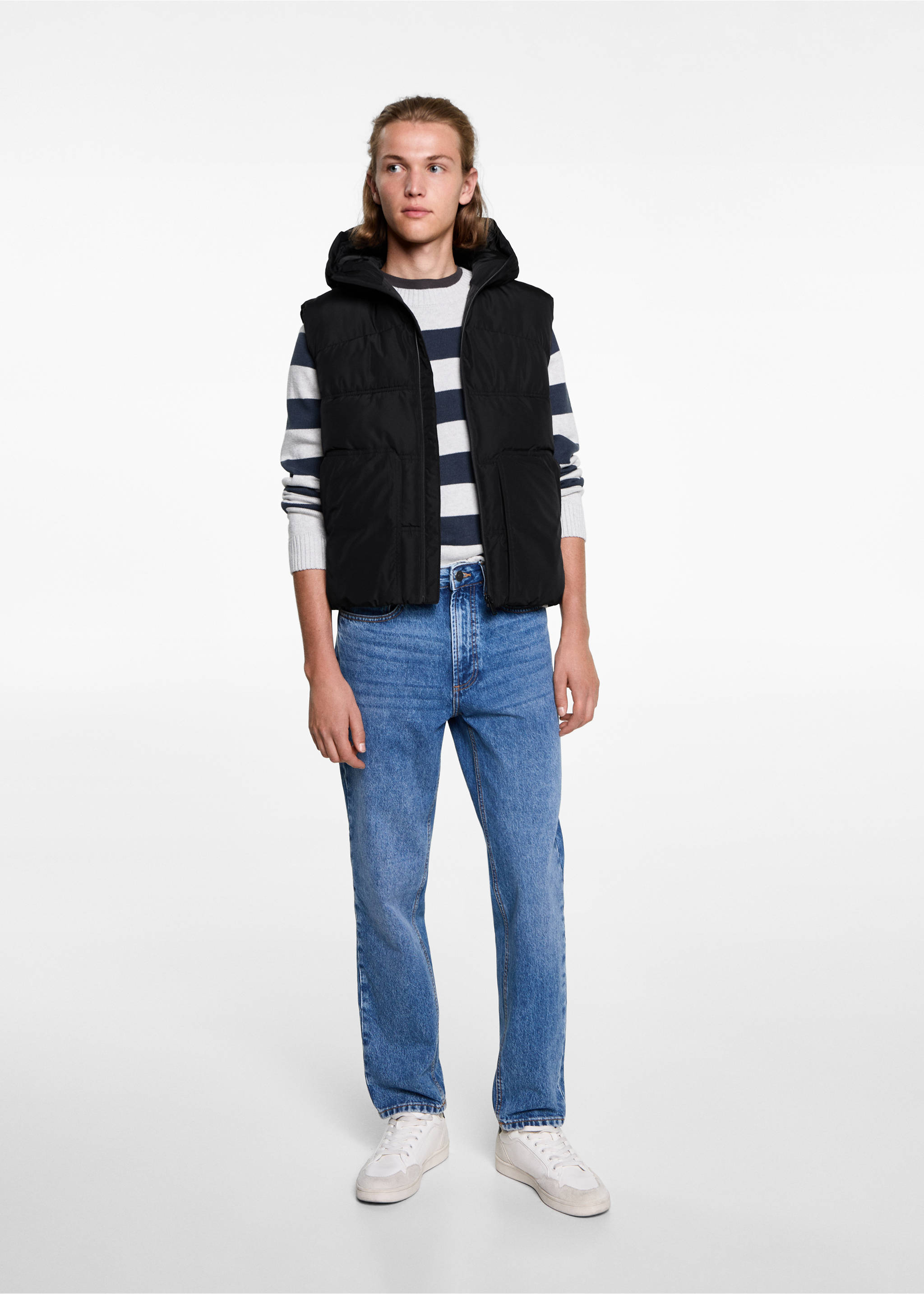 Chaleco acolchado - Plano general, Negro. Ref: 77065632-00.