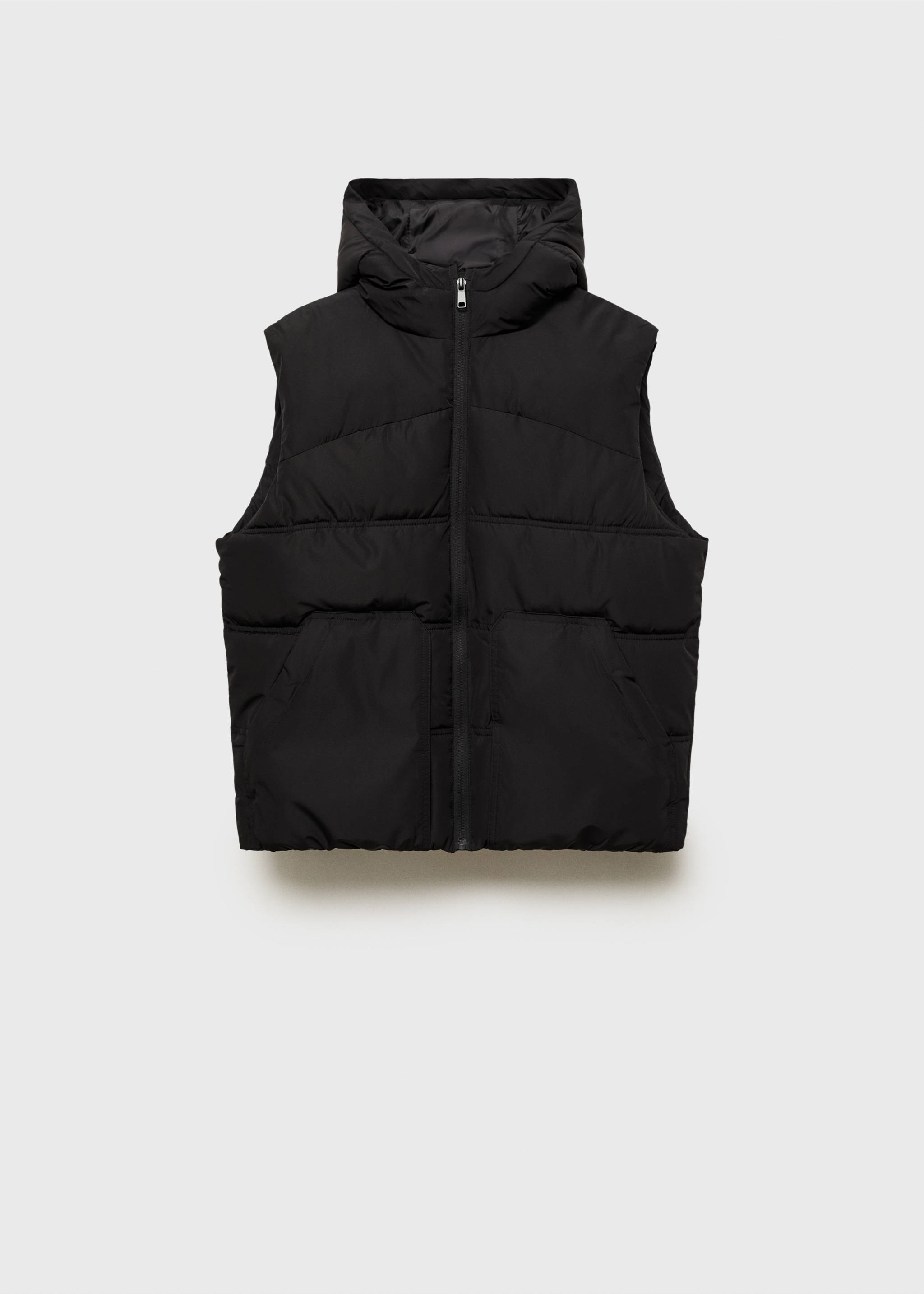 Gilet matelassé - Article sans modèle, Noir. Ref: 77065632-00.