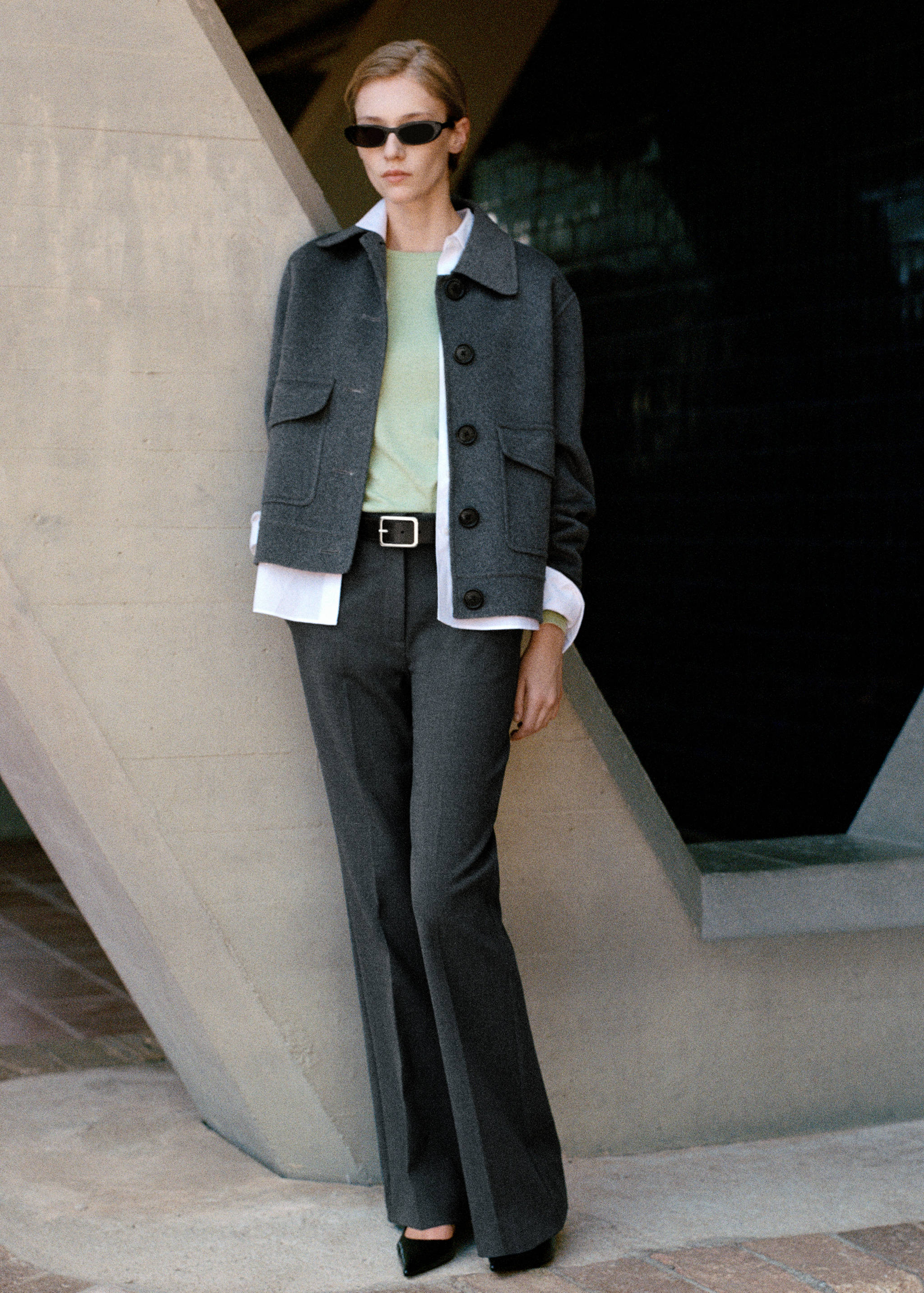 Wool jacket with pockets - Details of the article 7