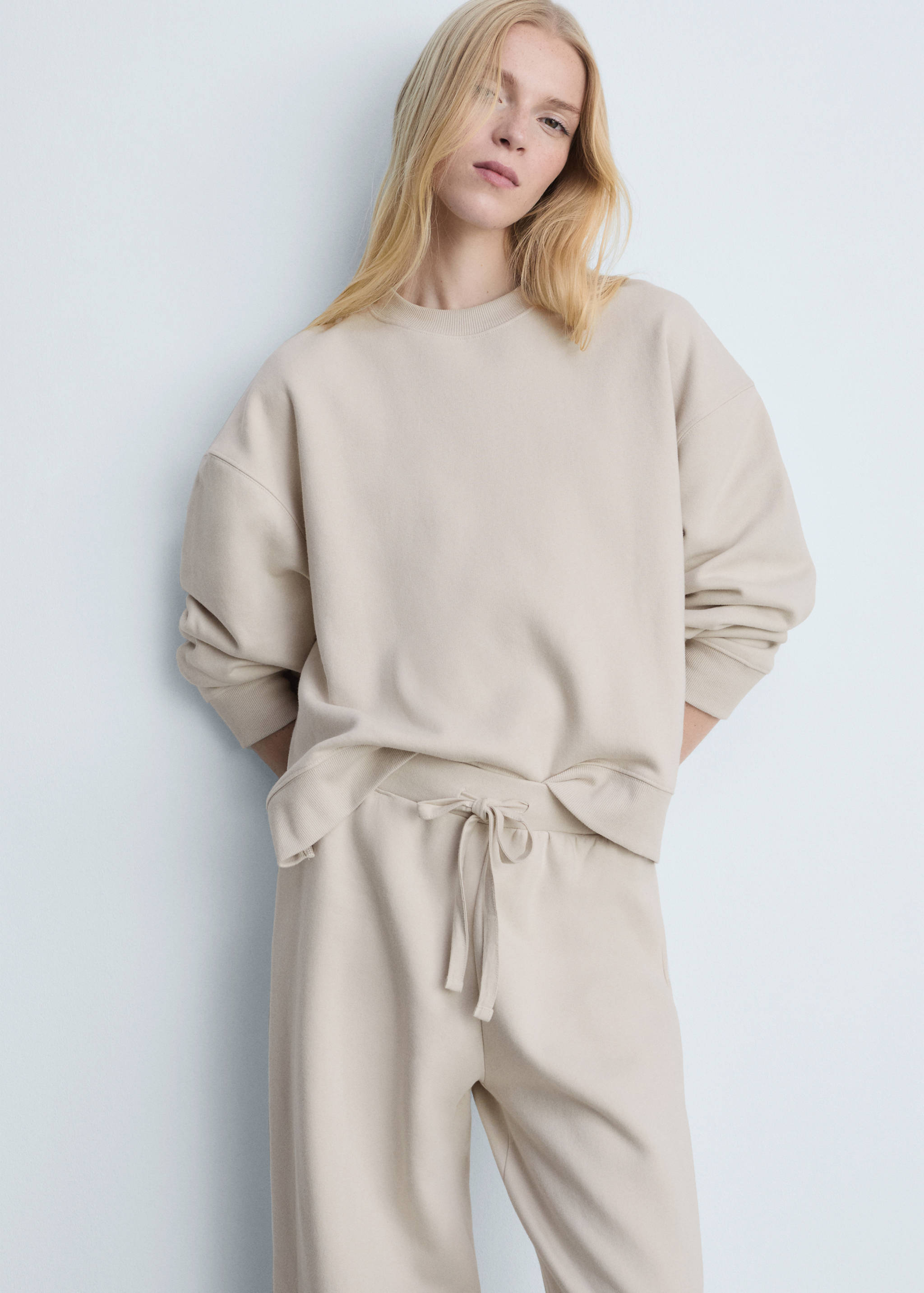 Pantalon tissu éponge coton - Détail de l'article 1