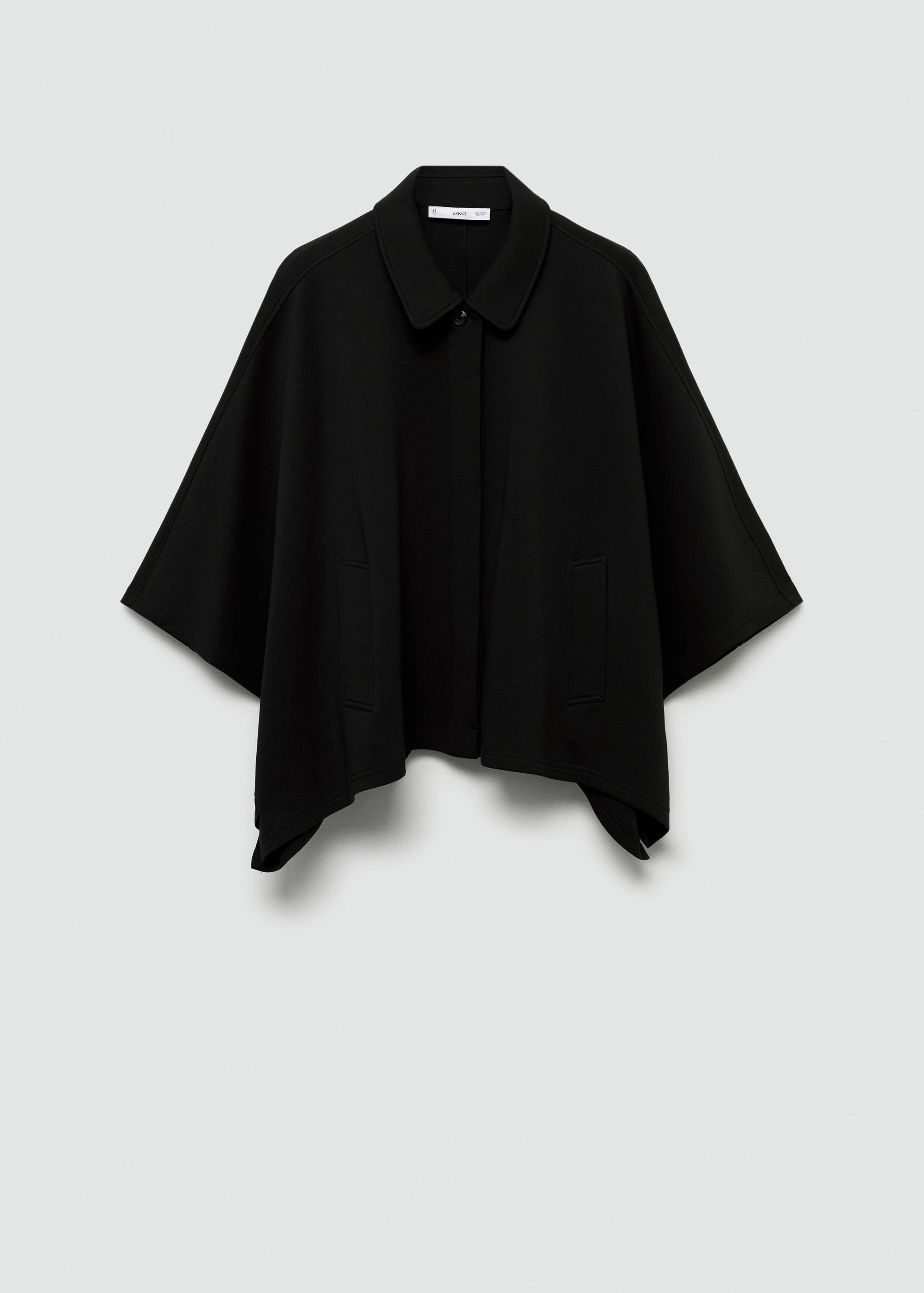 Cape jacket with buttons - Article without model