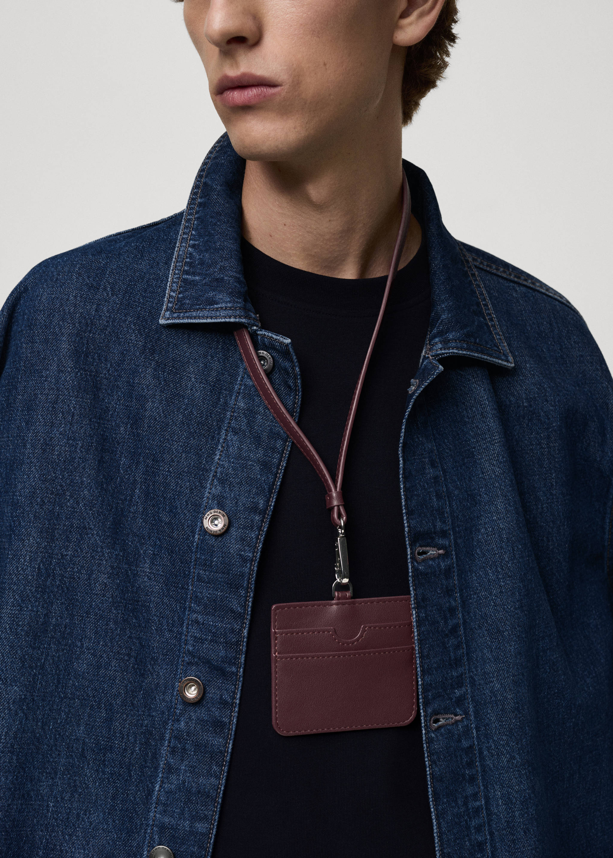 Faux-leather strap card holder - Details of the article 9