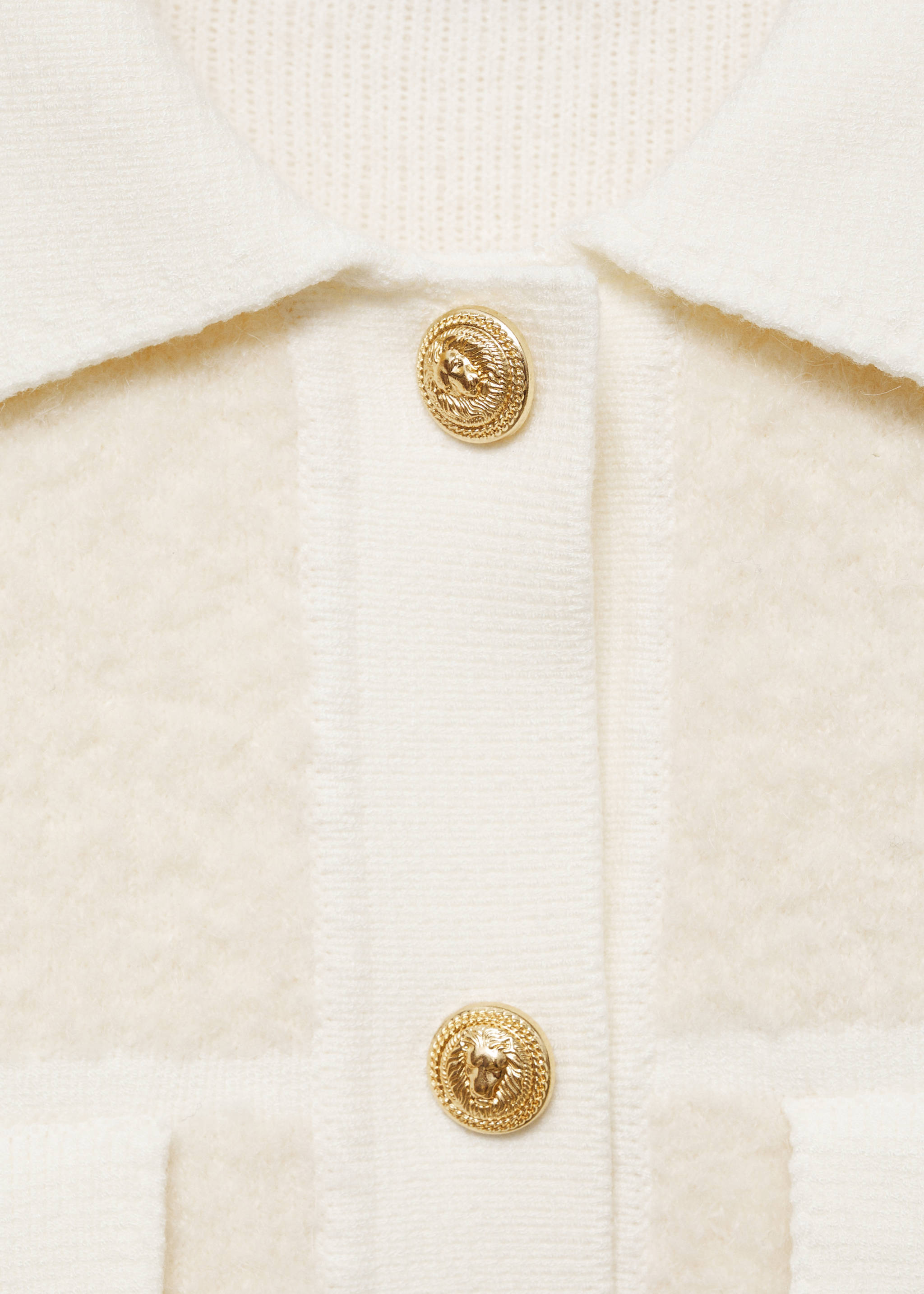 Knitted buttoned jacket - Details of the article 8