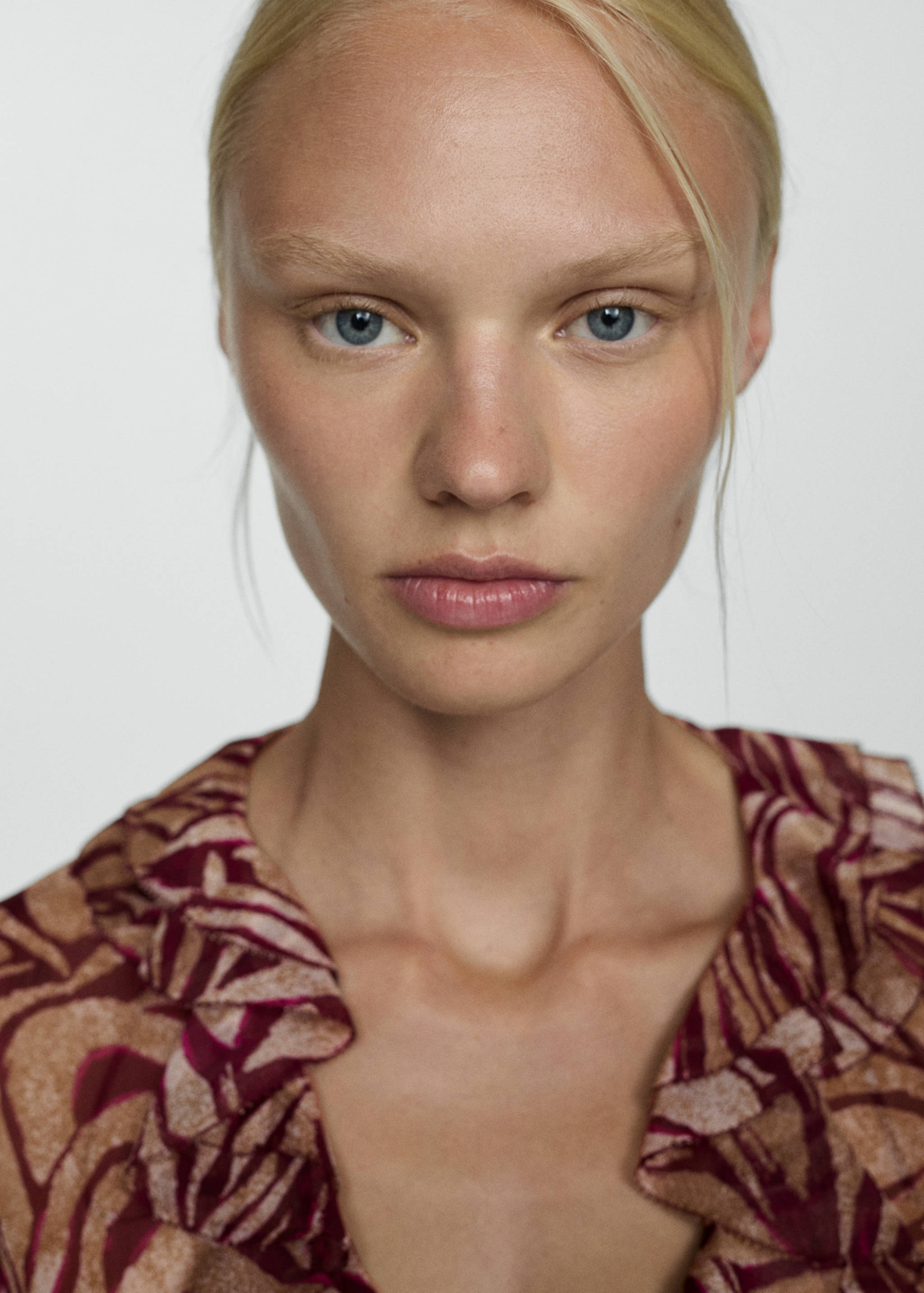 Blusa estampada volantes - Detalle del artículo 1