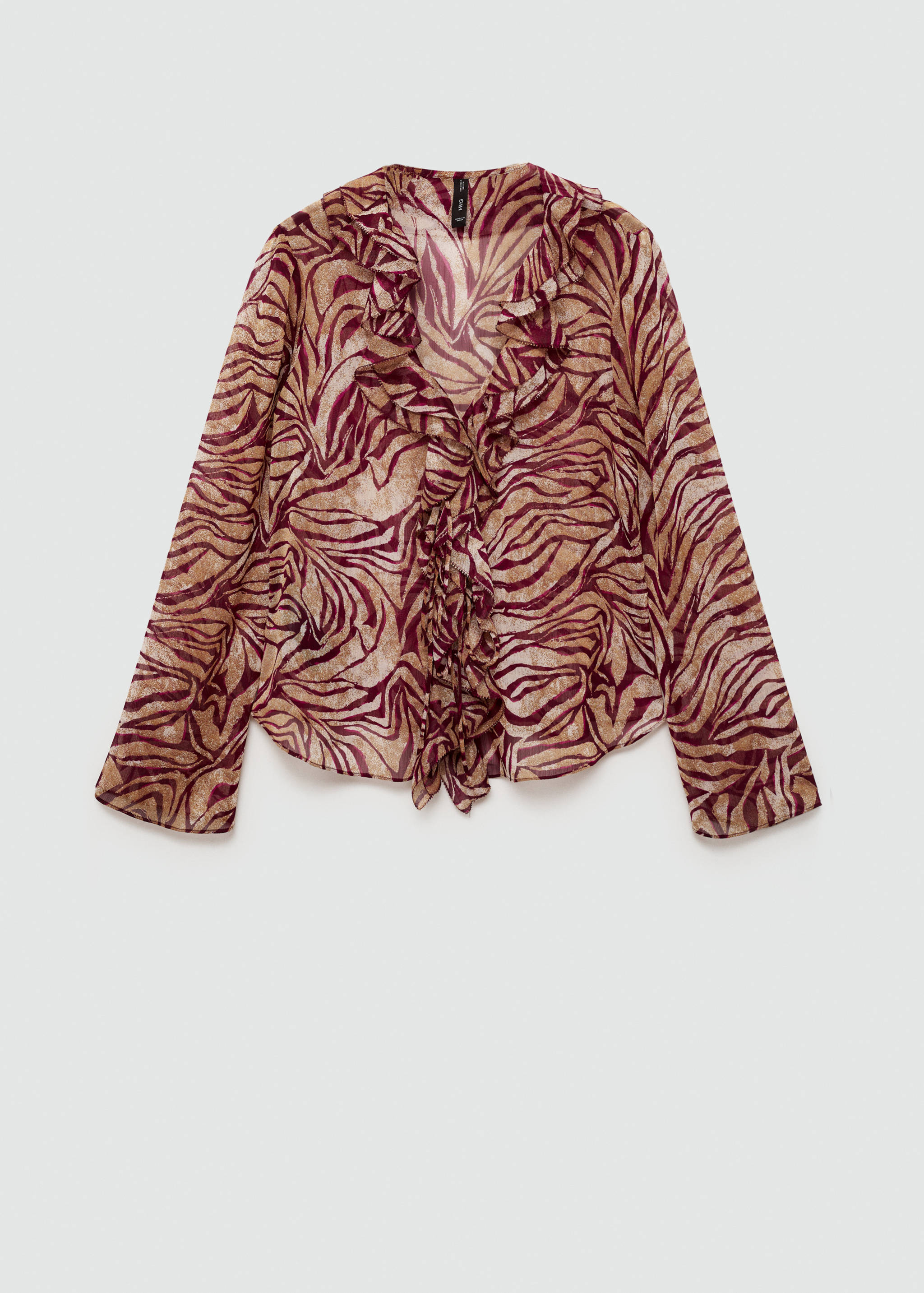Ruffles printed blouse - Article without model