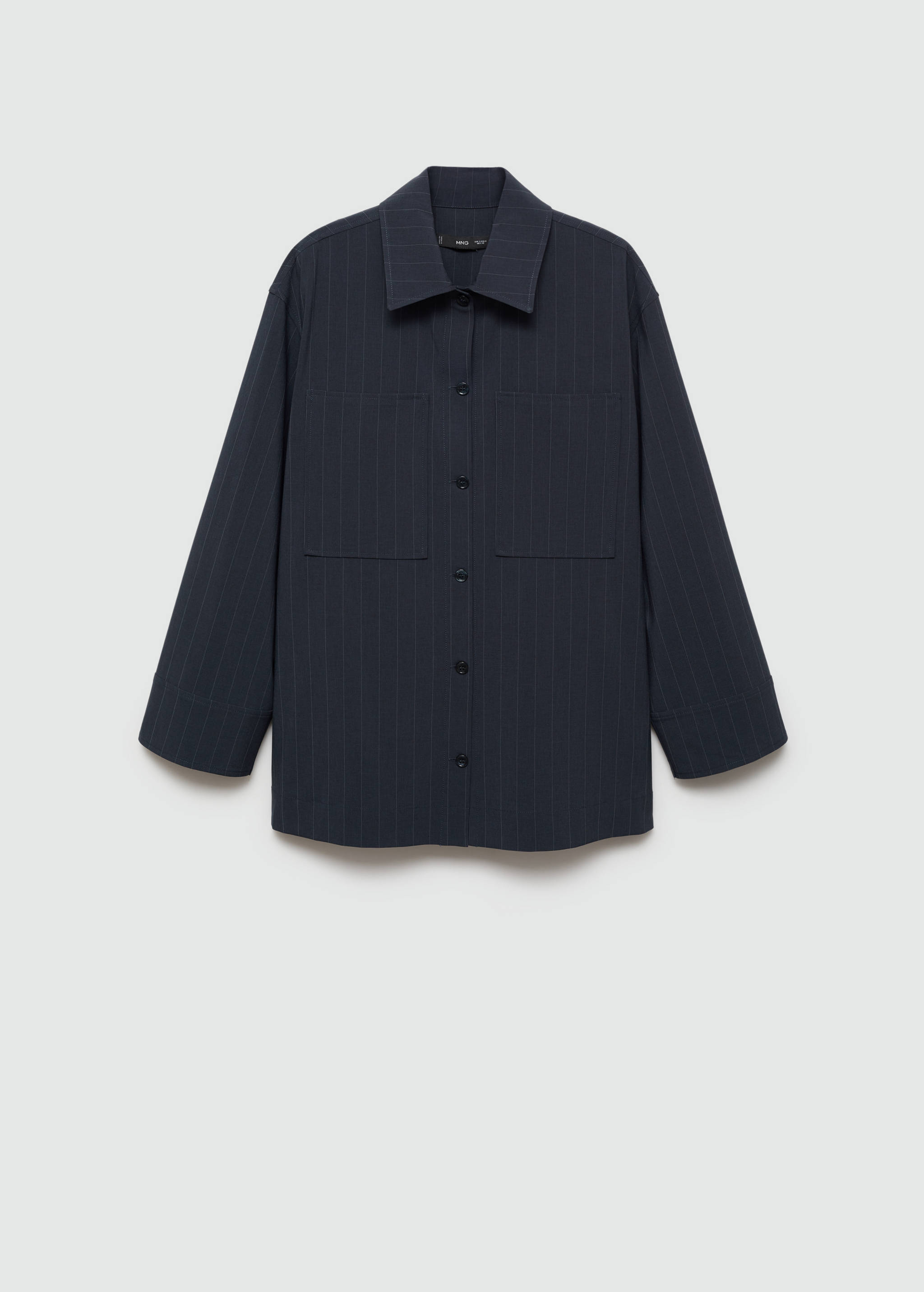 Pinstripe overshirt - Article without model
