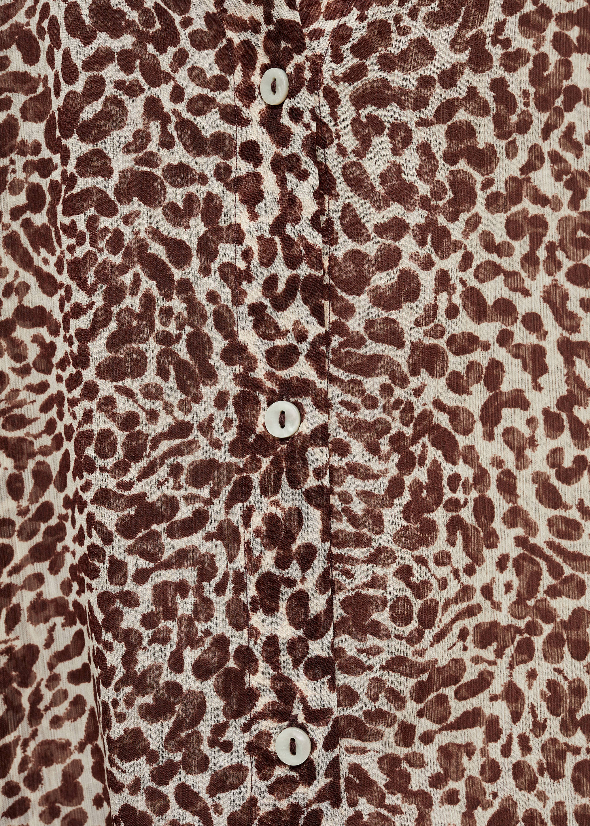 Fluid leopard-print shirt - Details of the article 0