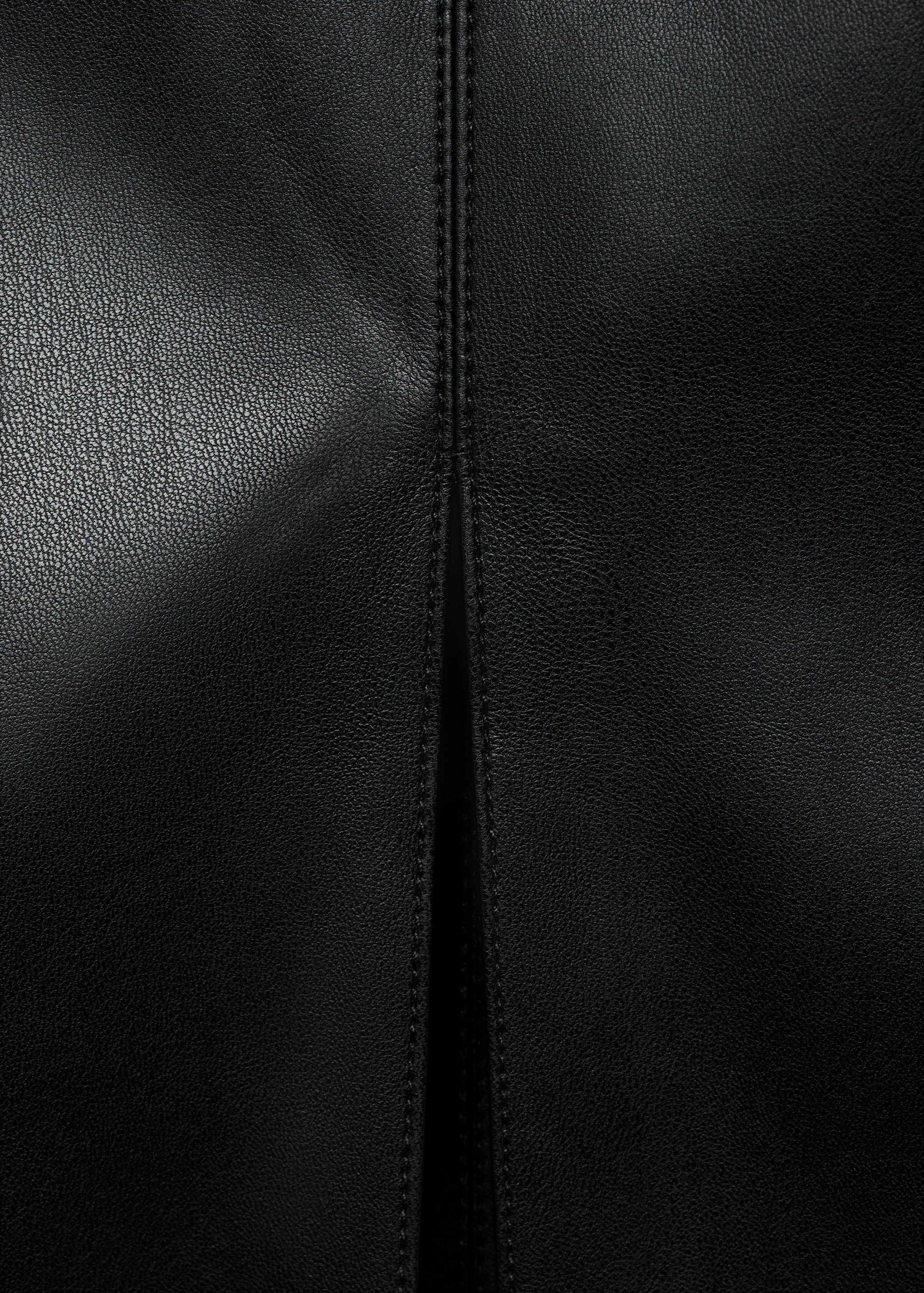 Leather-effect pencil skirt - Details of the article 8