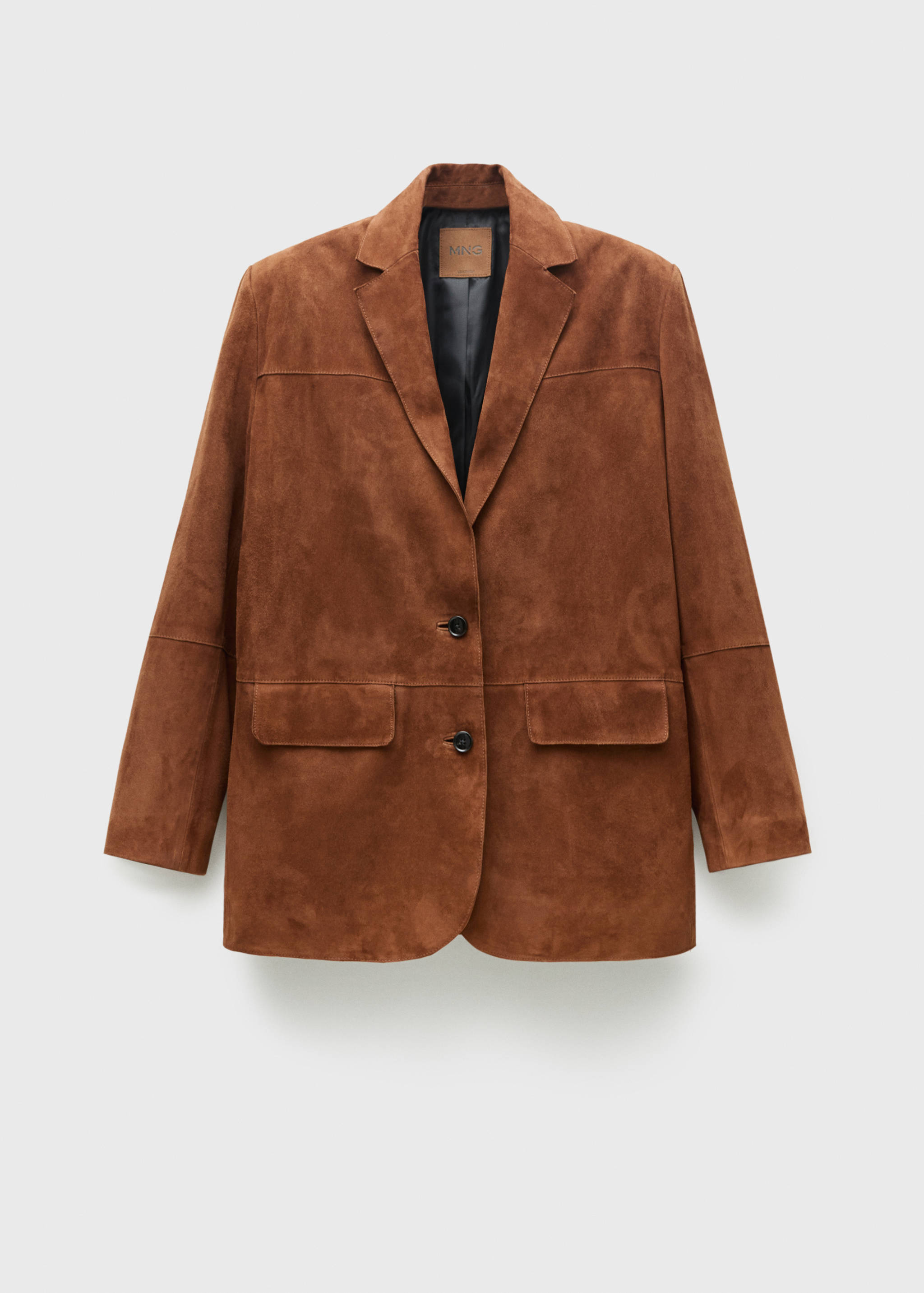Suede leather blazer - Article without model