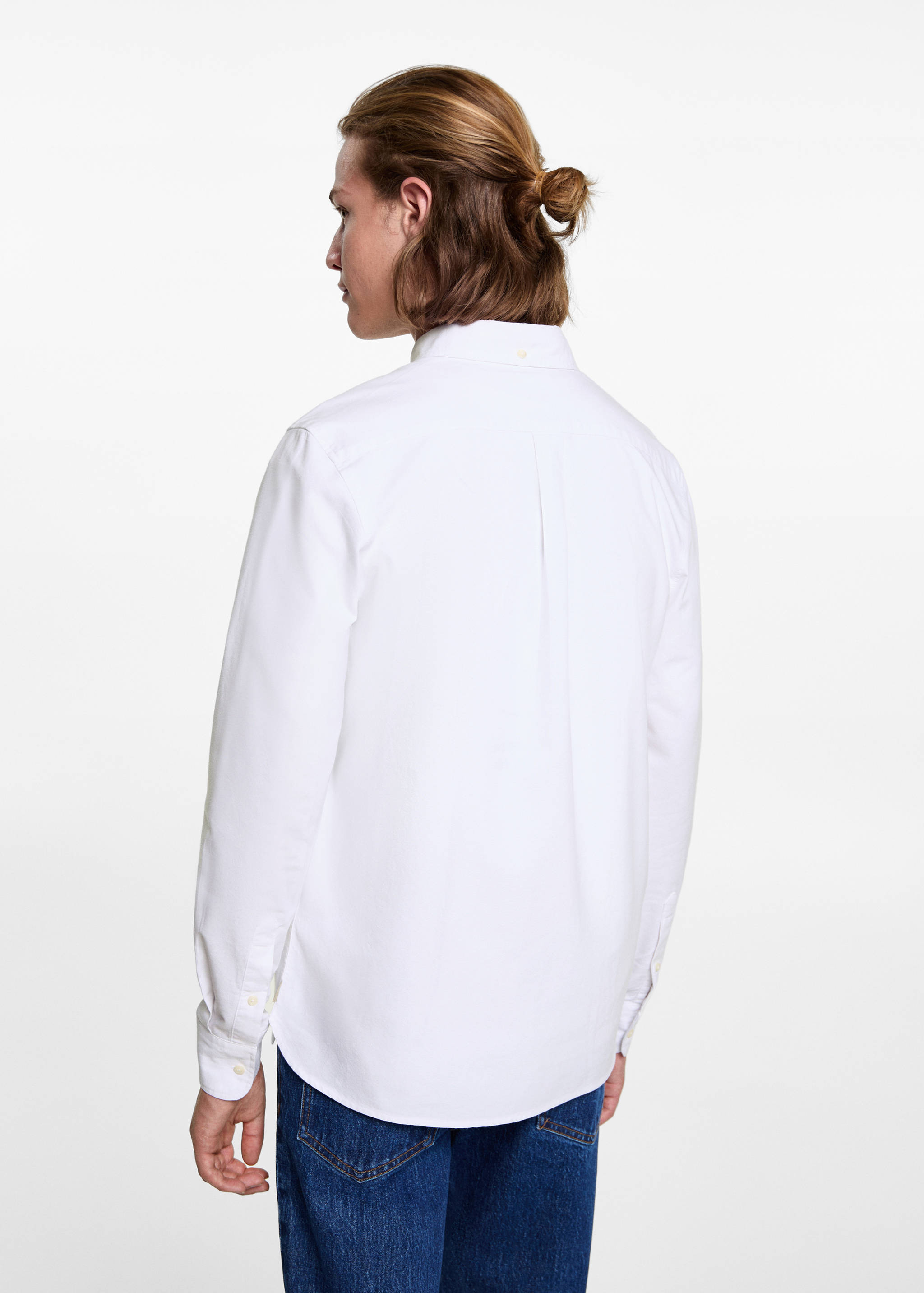 Oxford cotton shirt - Reverse of the article