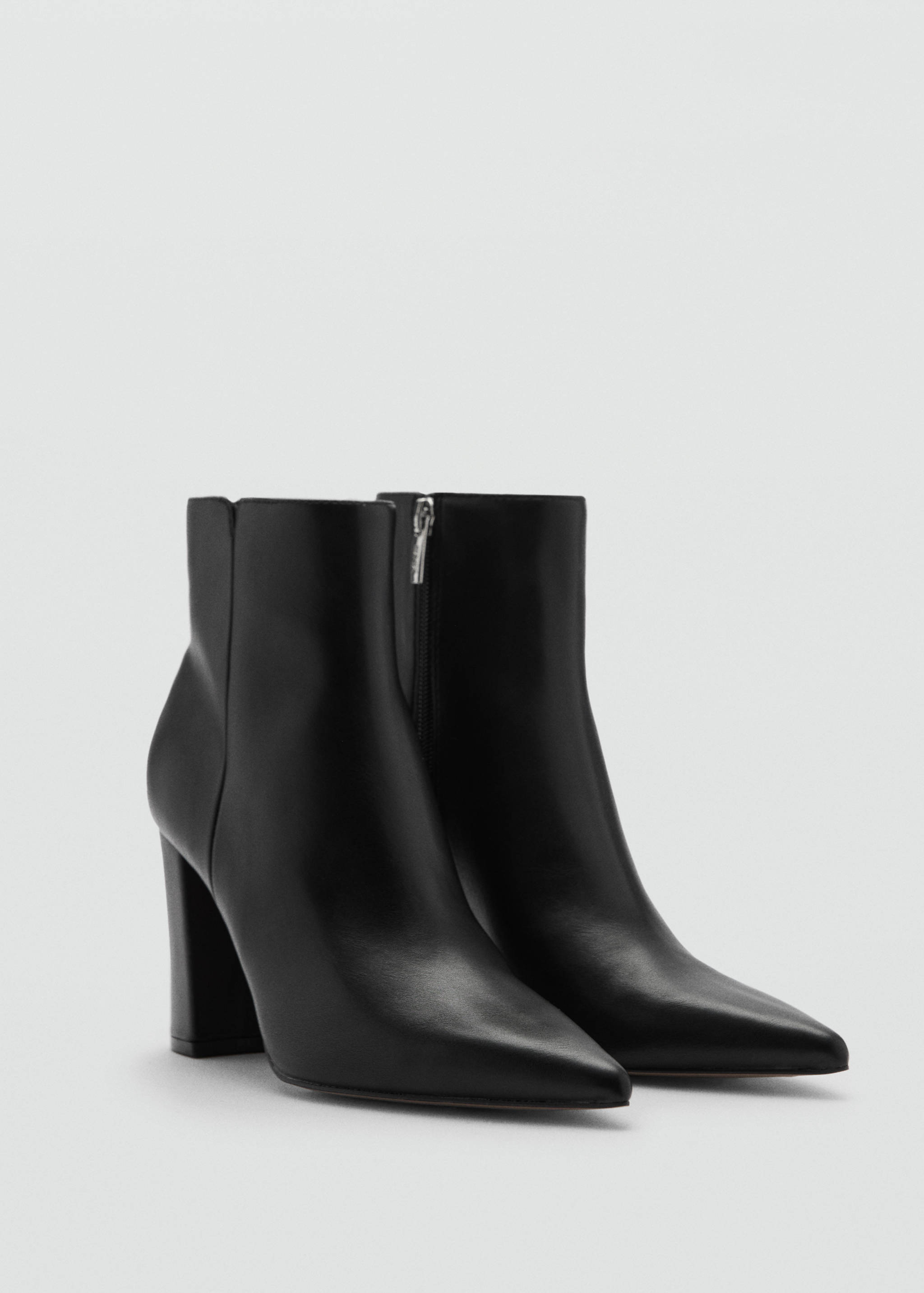 尖头高跟踝靴 - null