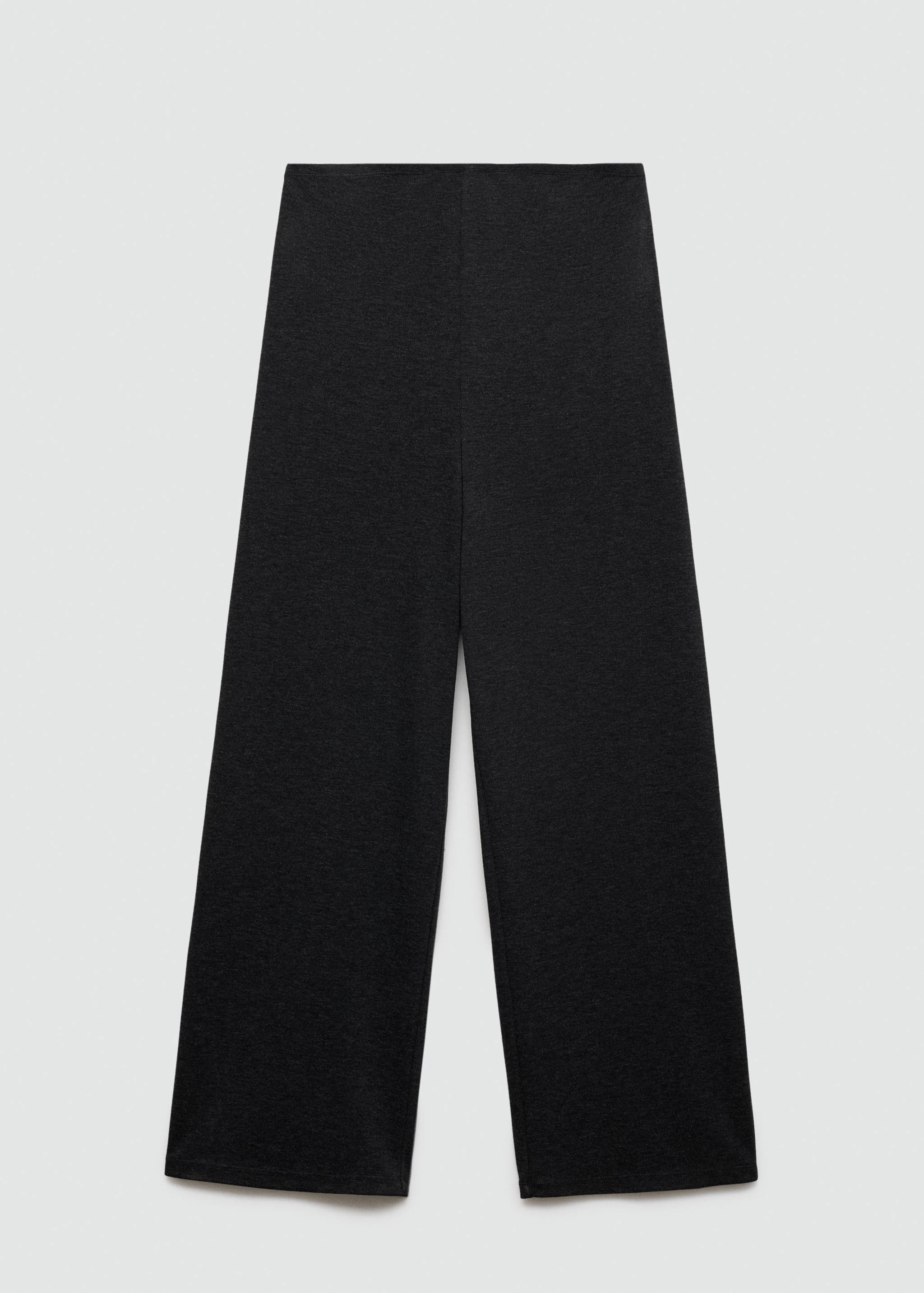 Fine-knit wideleg trousers - Article without model
