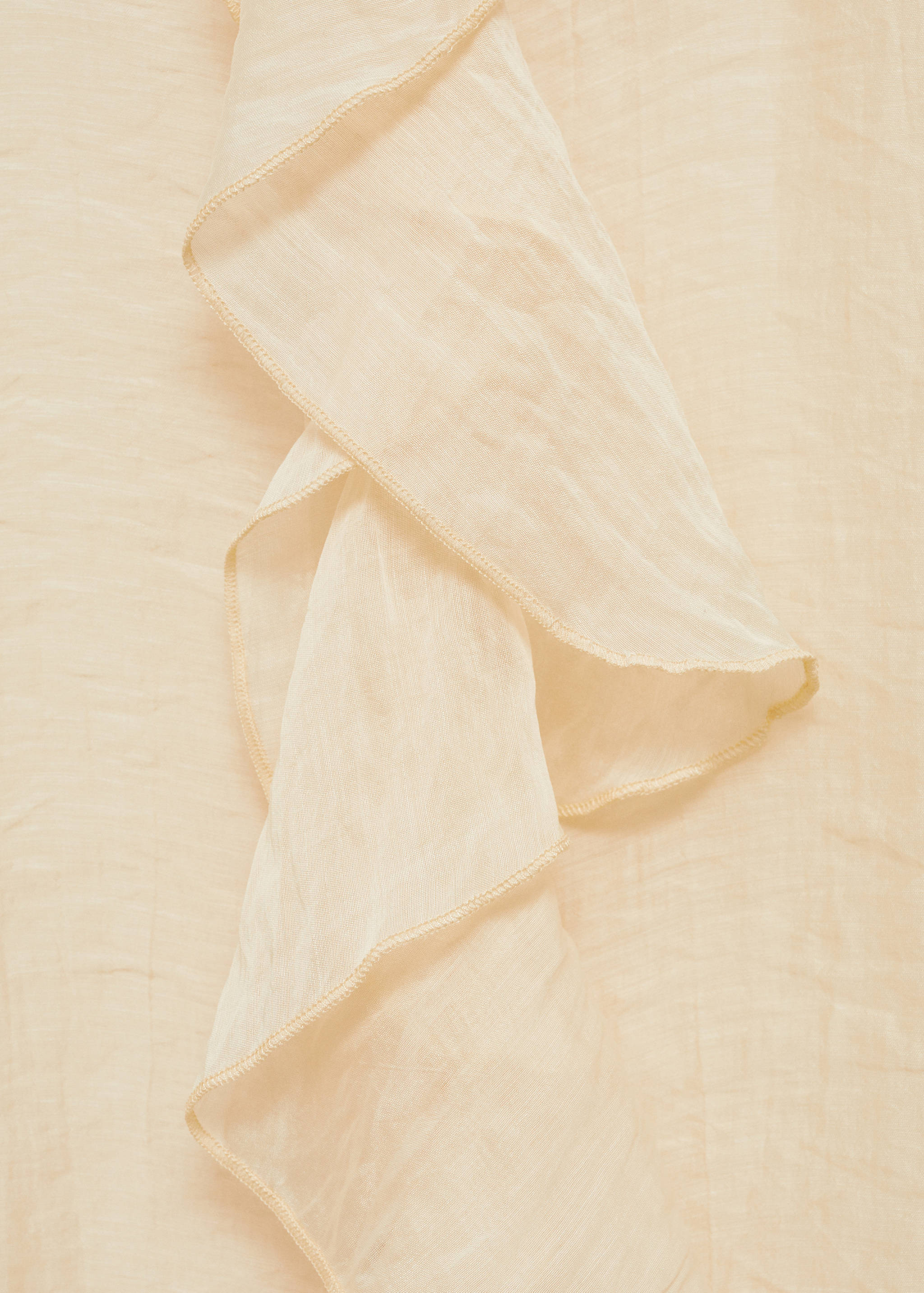 Lyocell shirt with ruffles - Details of the article 0