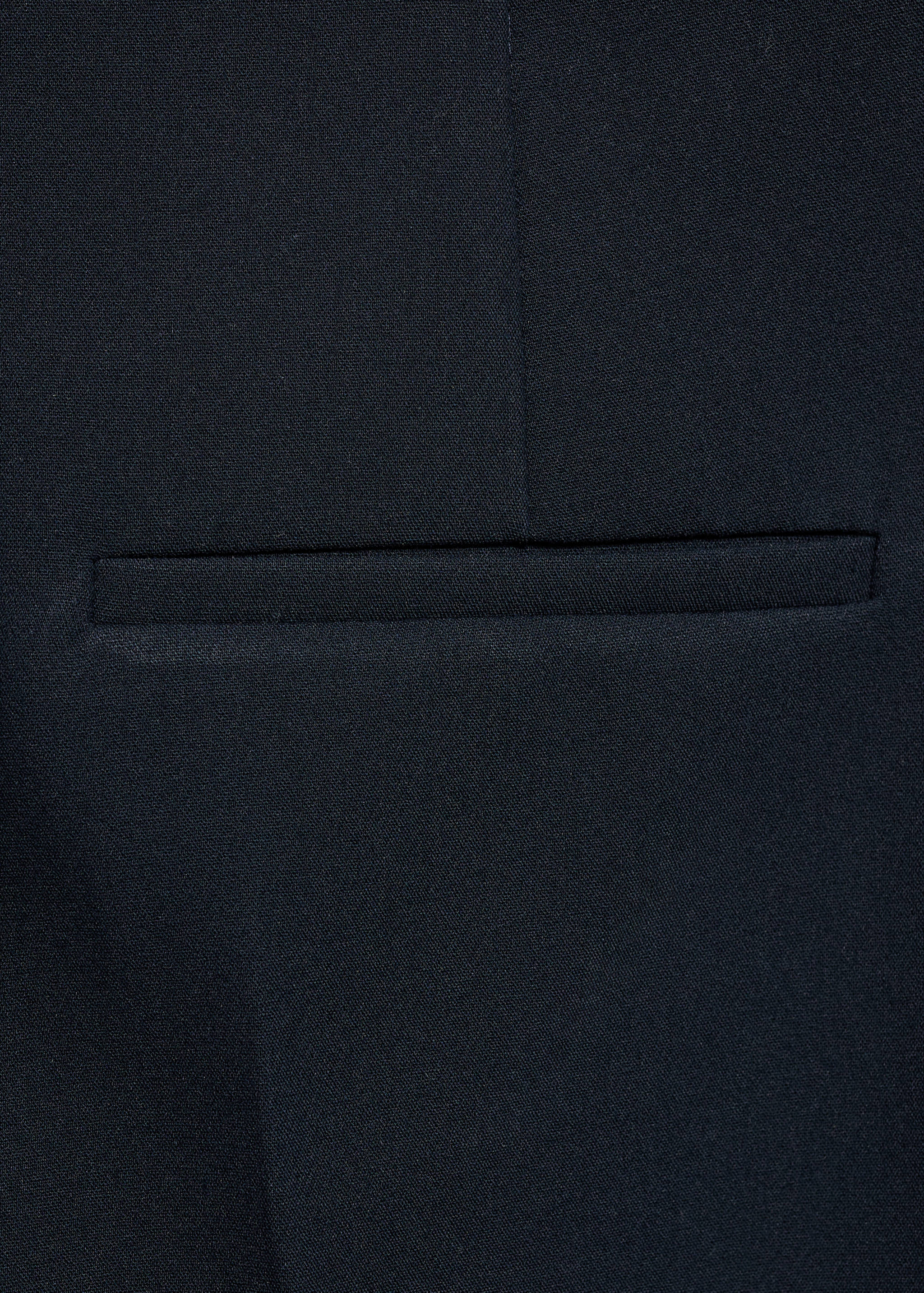 Wide leg pleated trousers - Details of the article 0