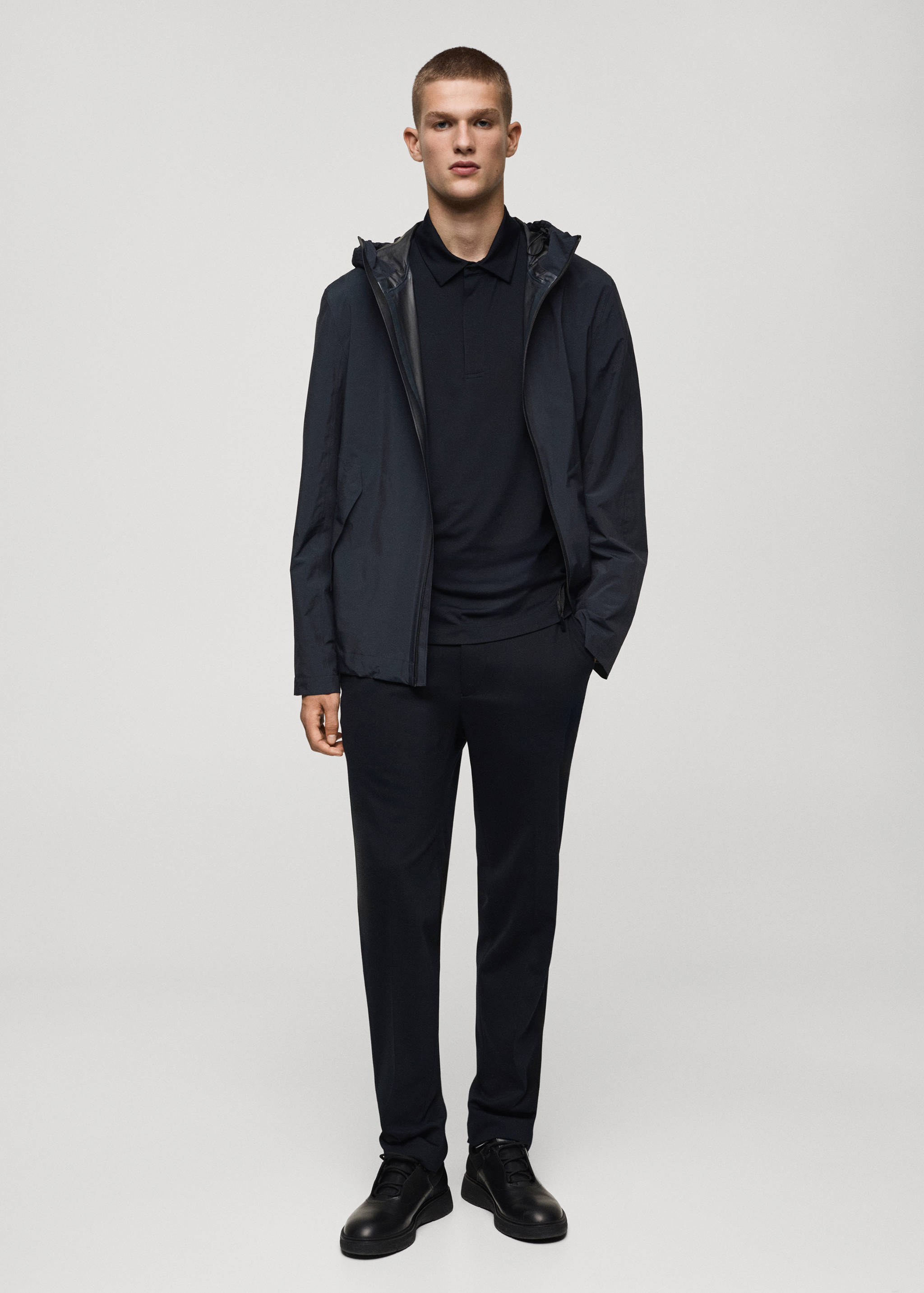 Waterproof hooded jacket - General plane