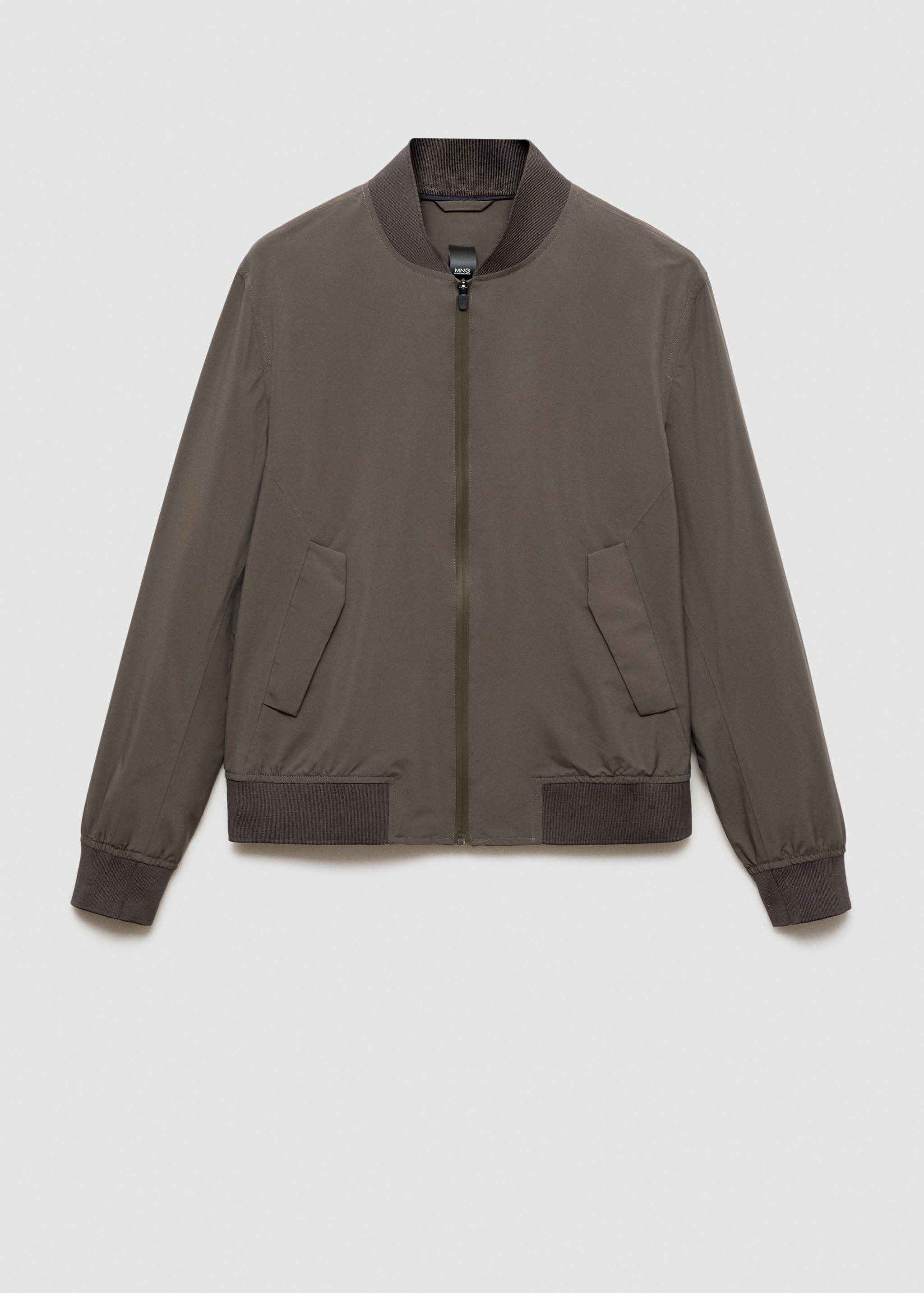 Bomber jacket in waterproof technical fabric - Article without model