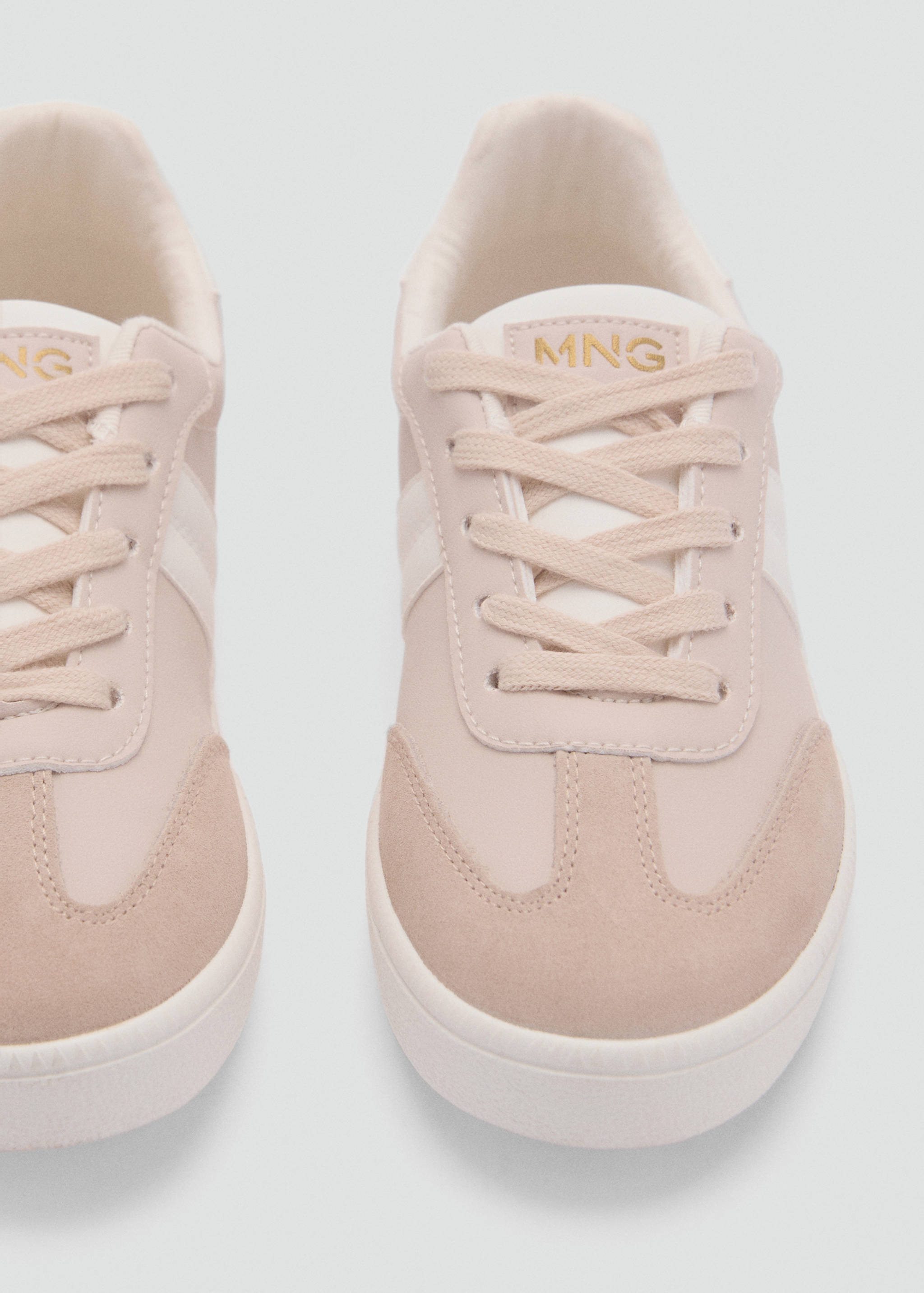 Leather mixed sneakers - Details of the article 1
