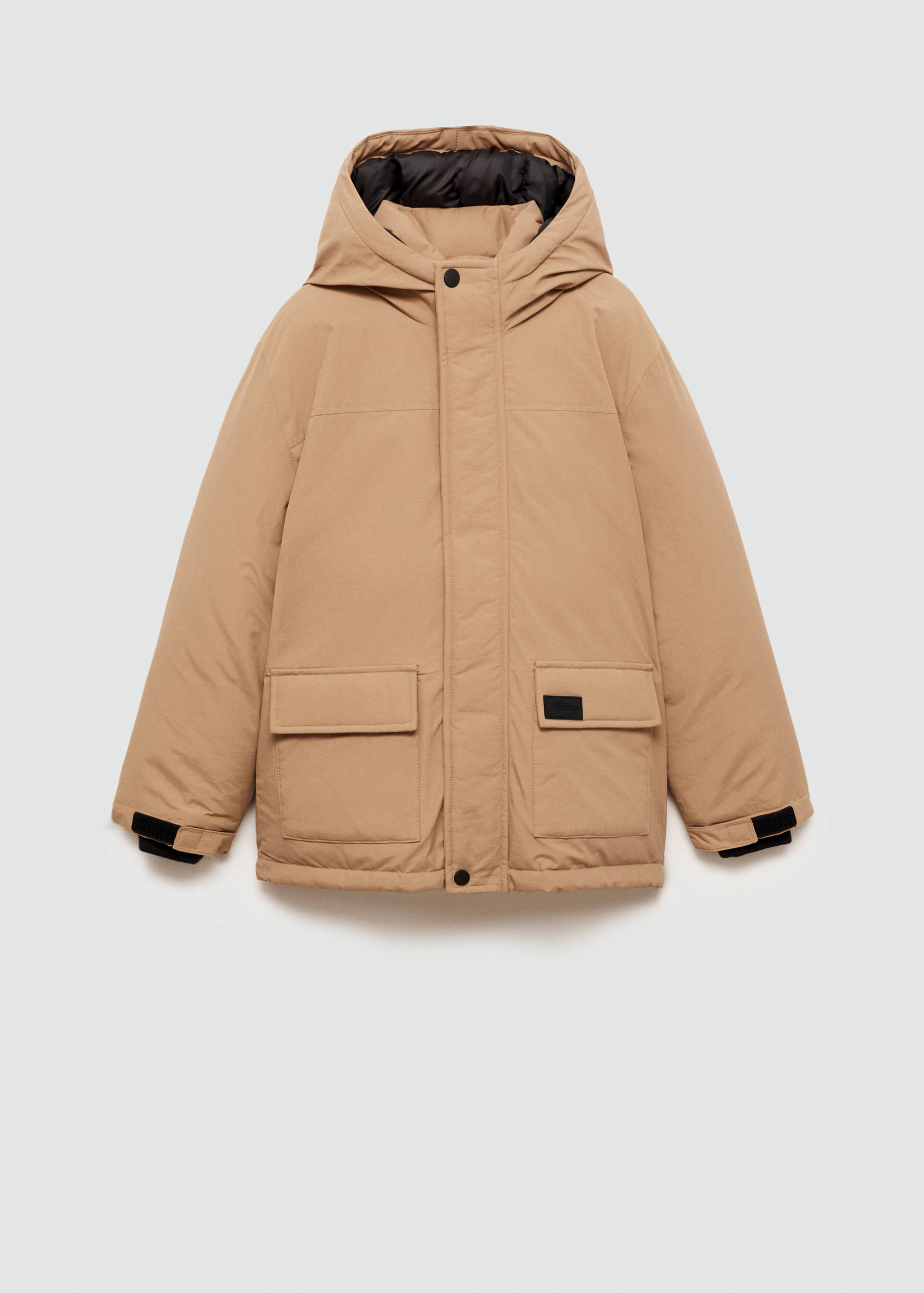 Pockets hooded coat - Article without model