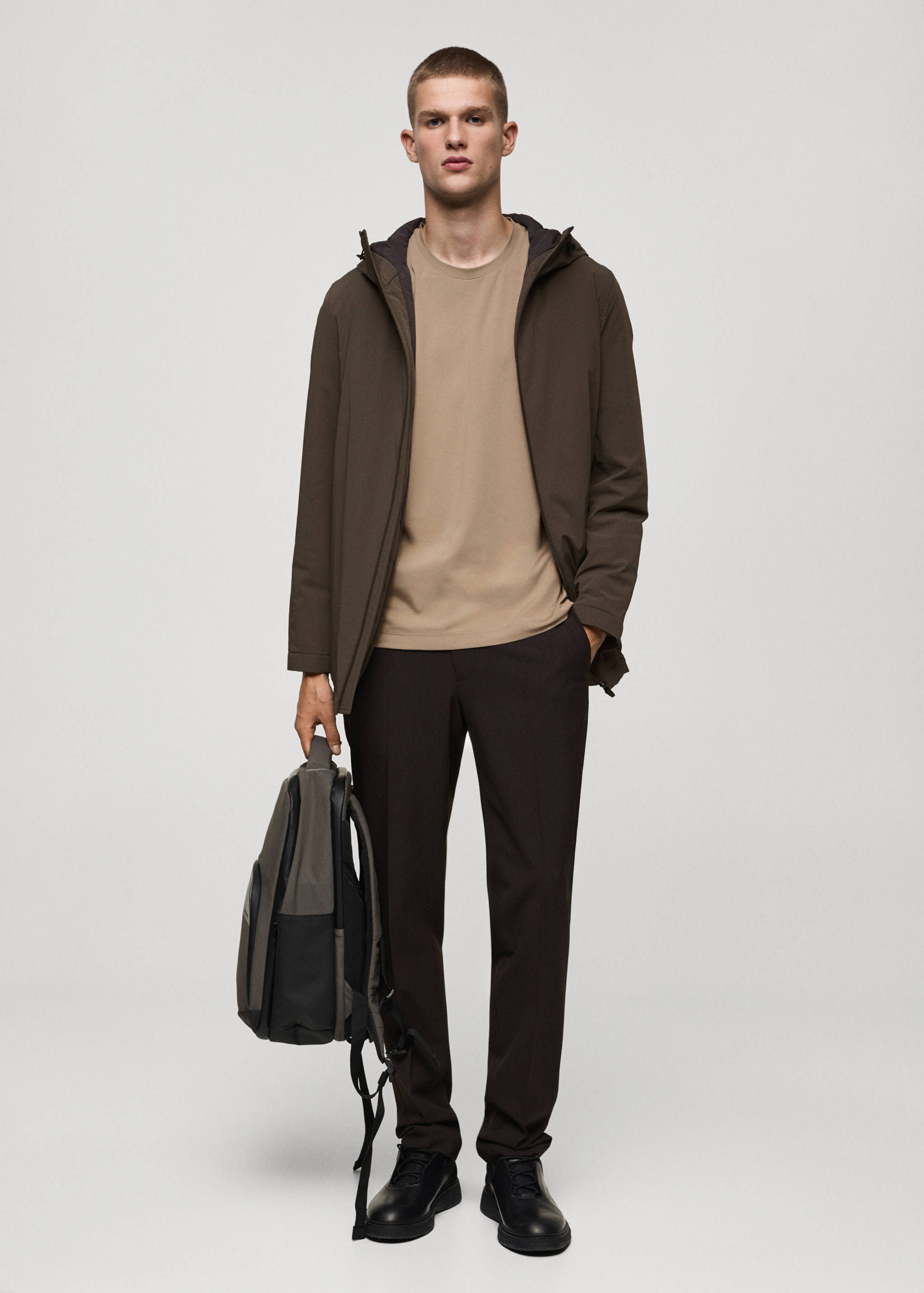 Crease-resistant comfort stretch t-shirt - General plane