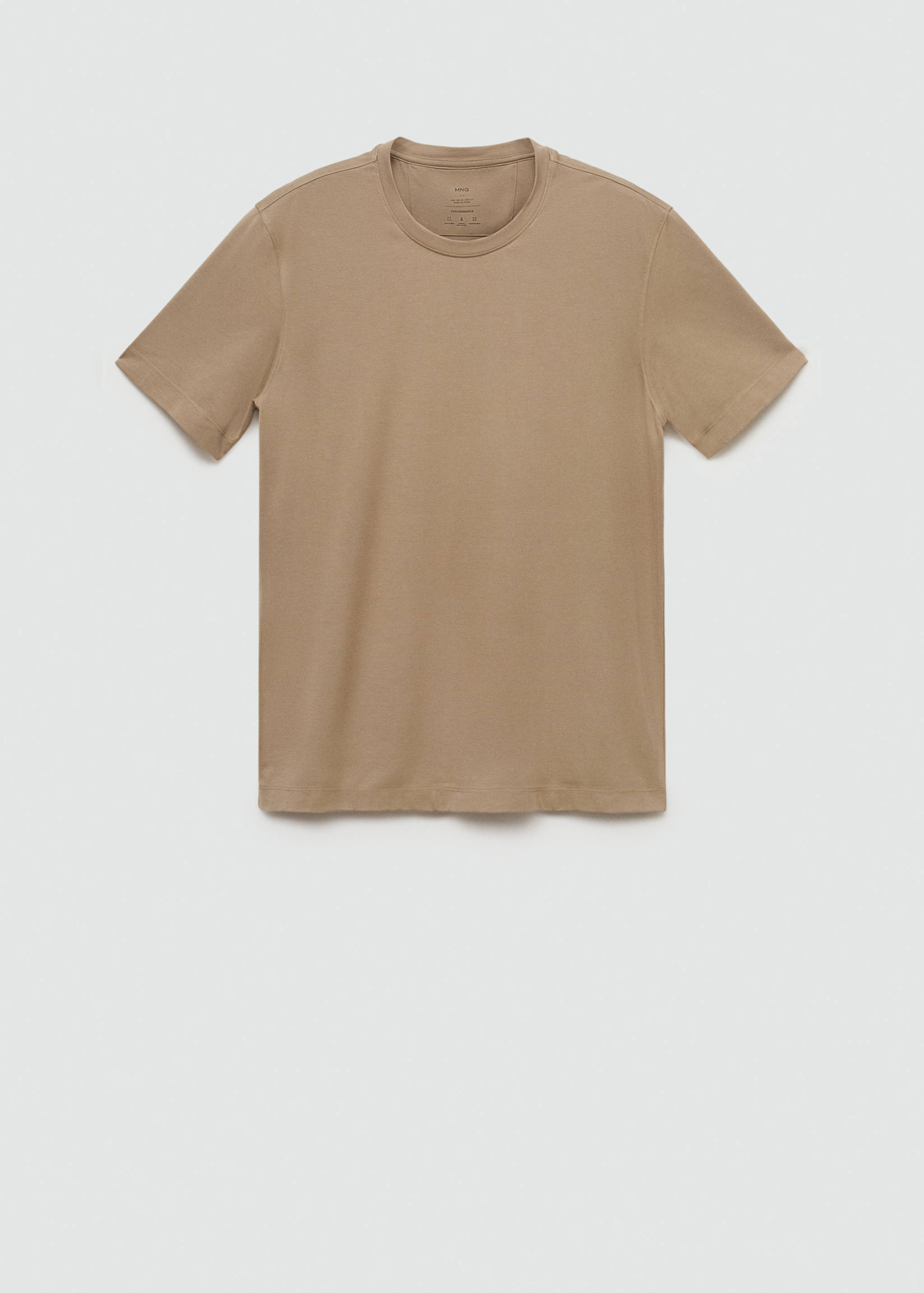 Crease-resistant comfort stretch t-shirt - Article without model