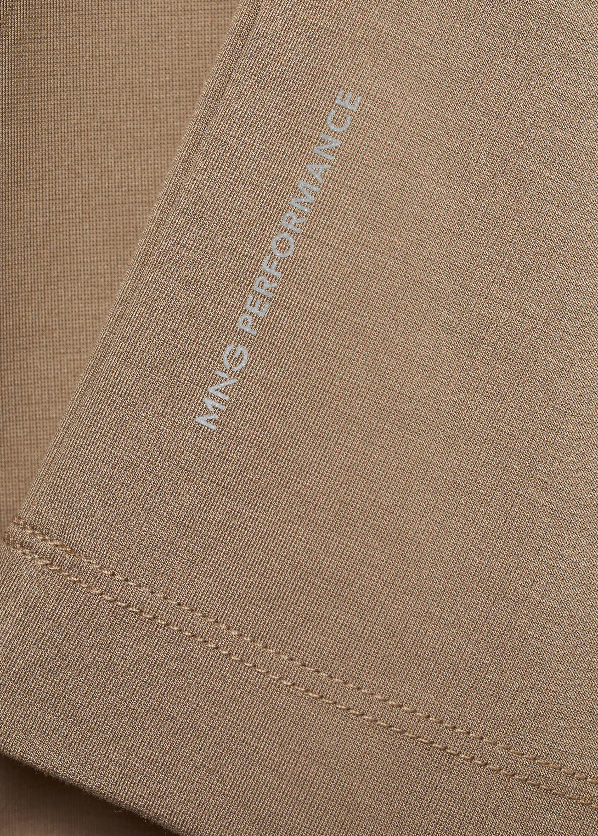 Crease-resistant comfort stretch t-shirt - Details of the article 0