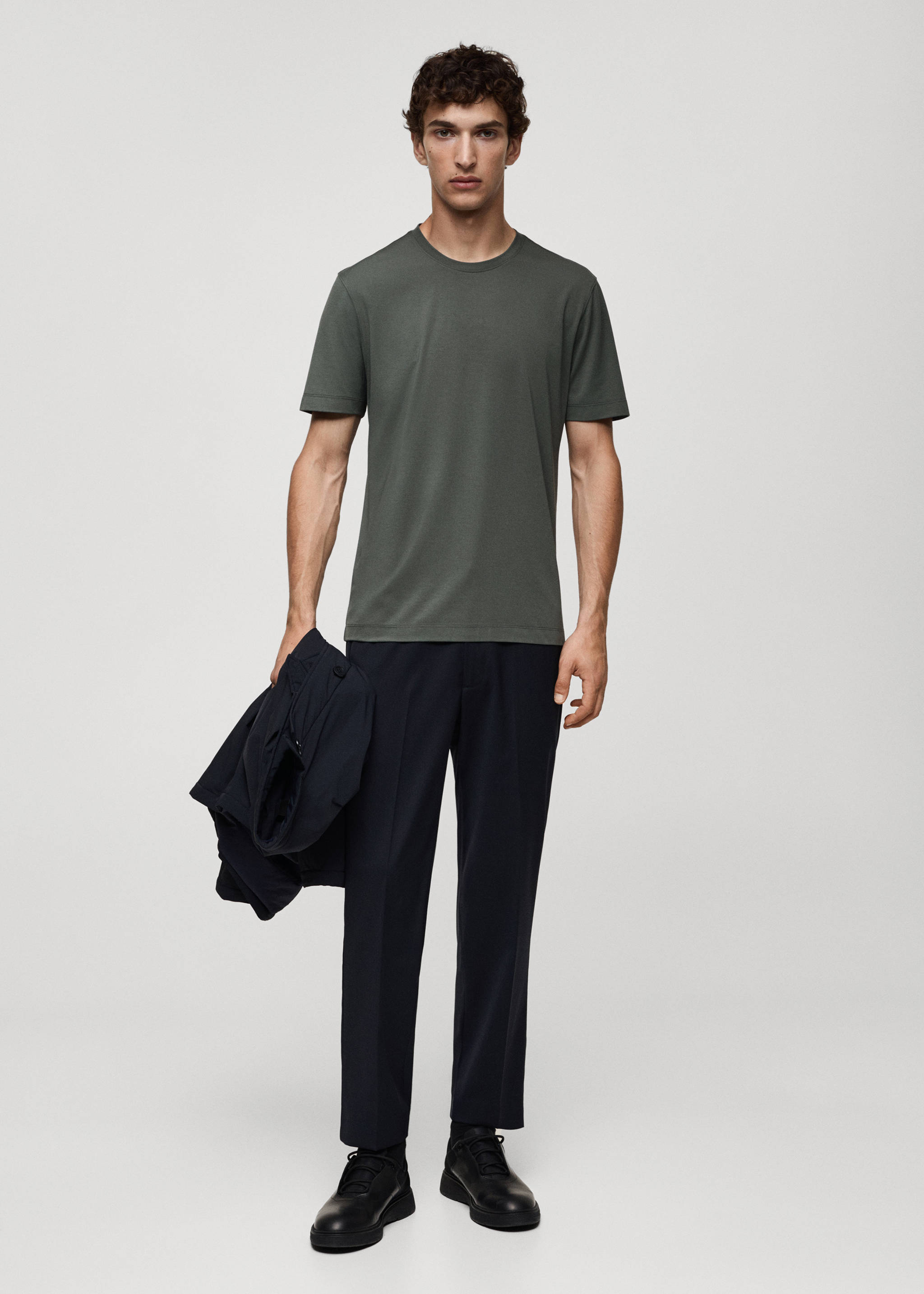 Crease-resistant comfort stretch t-shirt - General plane
