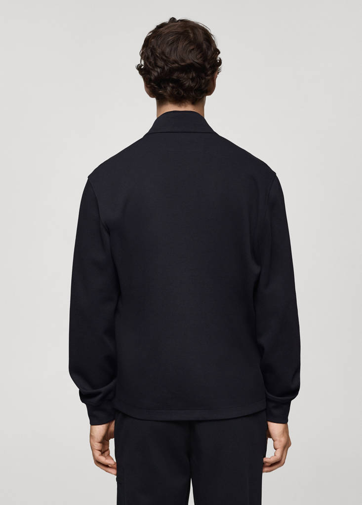 Bomber sweatshirt with anti-odour technology - thumbnail 3