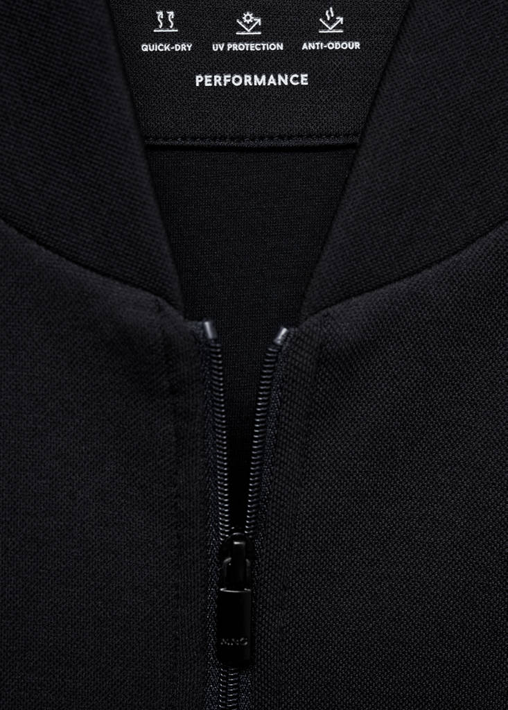 Bomber sweatshirt with anti-odour technology - thumbnail 7