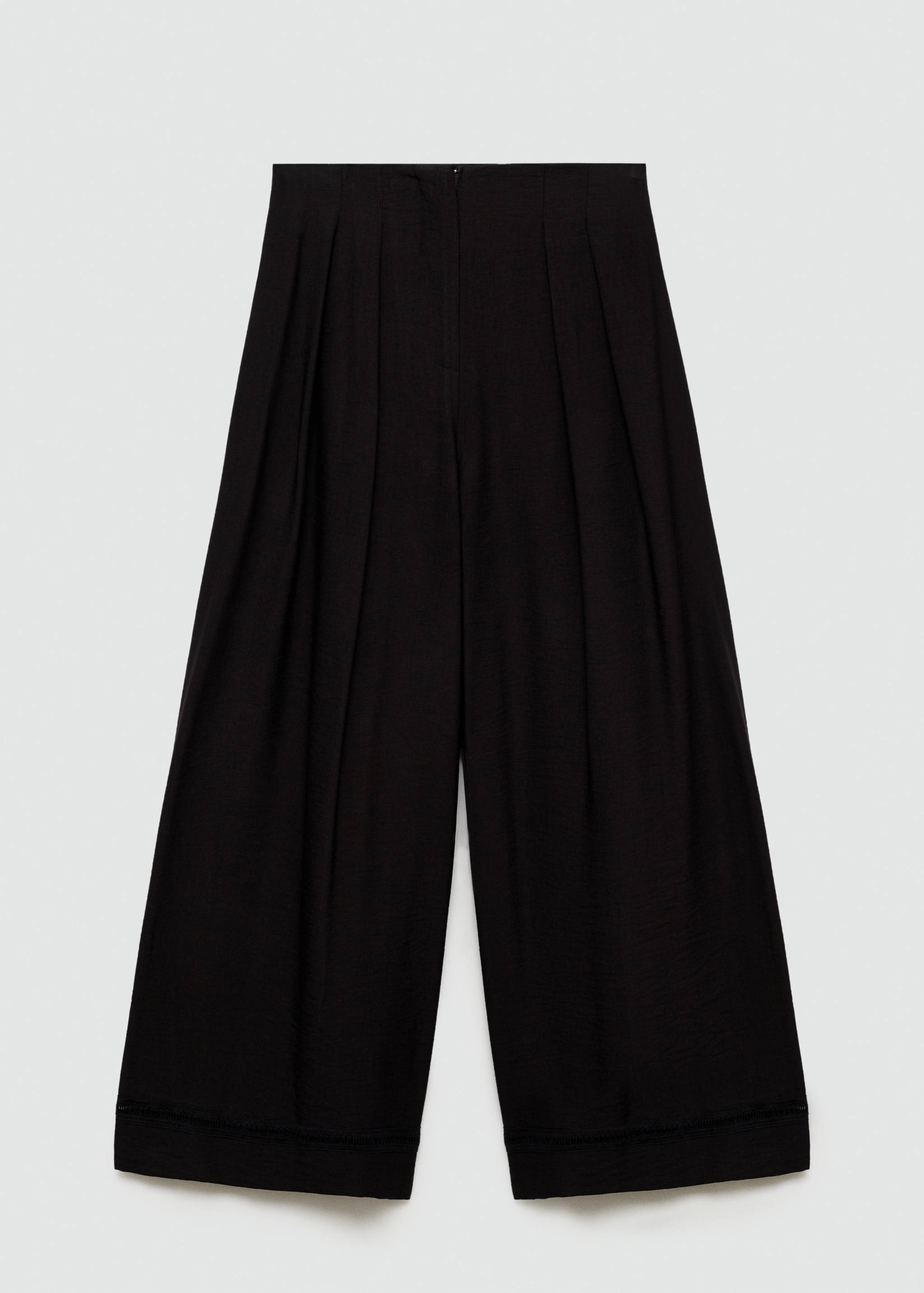 Wide leg pleated trousers - Article without model