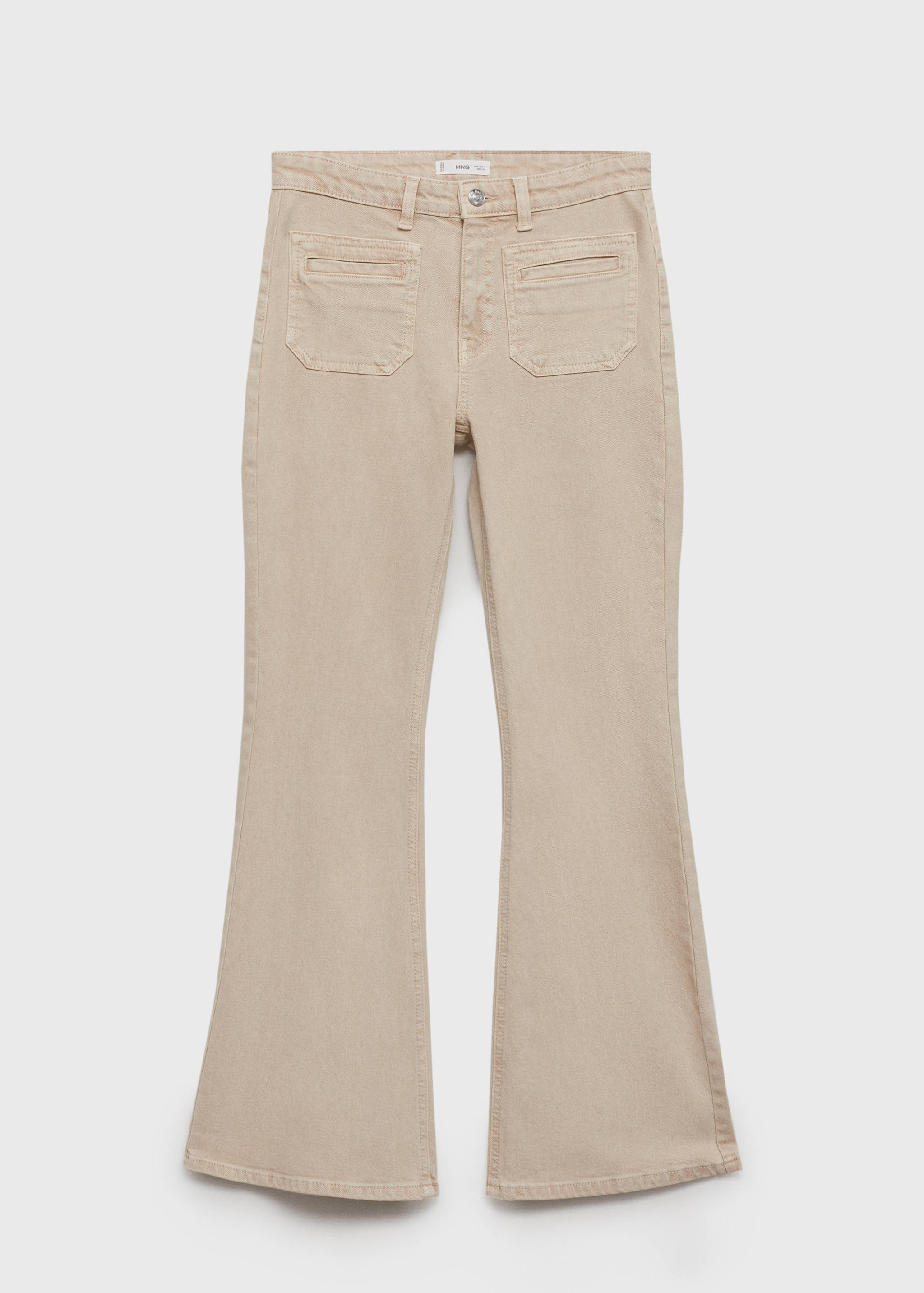 Flared jeans with pocket - Article without model