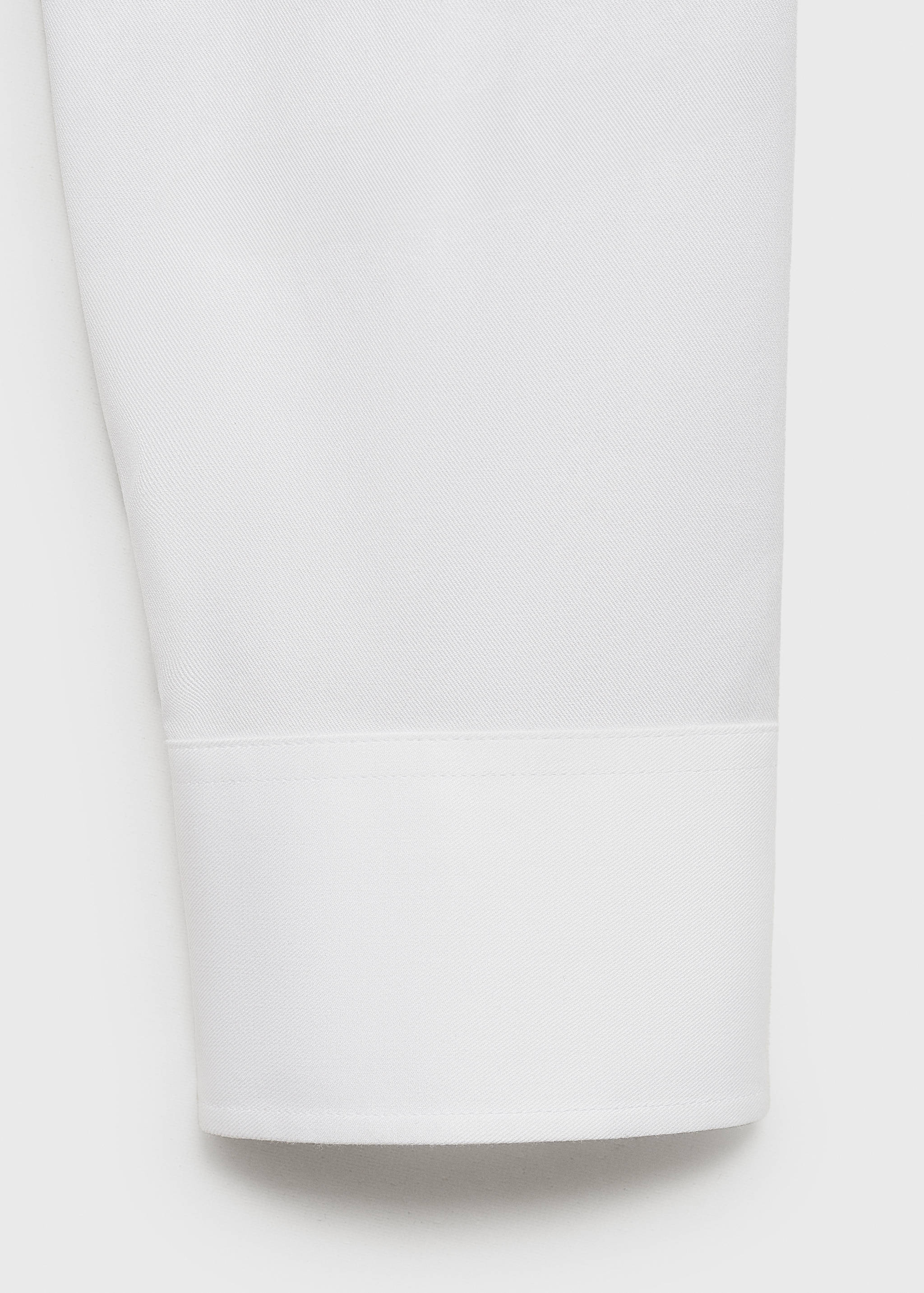 Slim fit cotton suit shirt - Details of the article 0