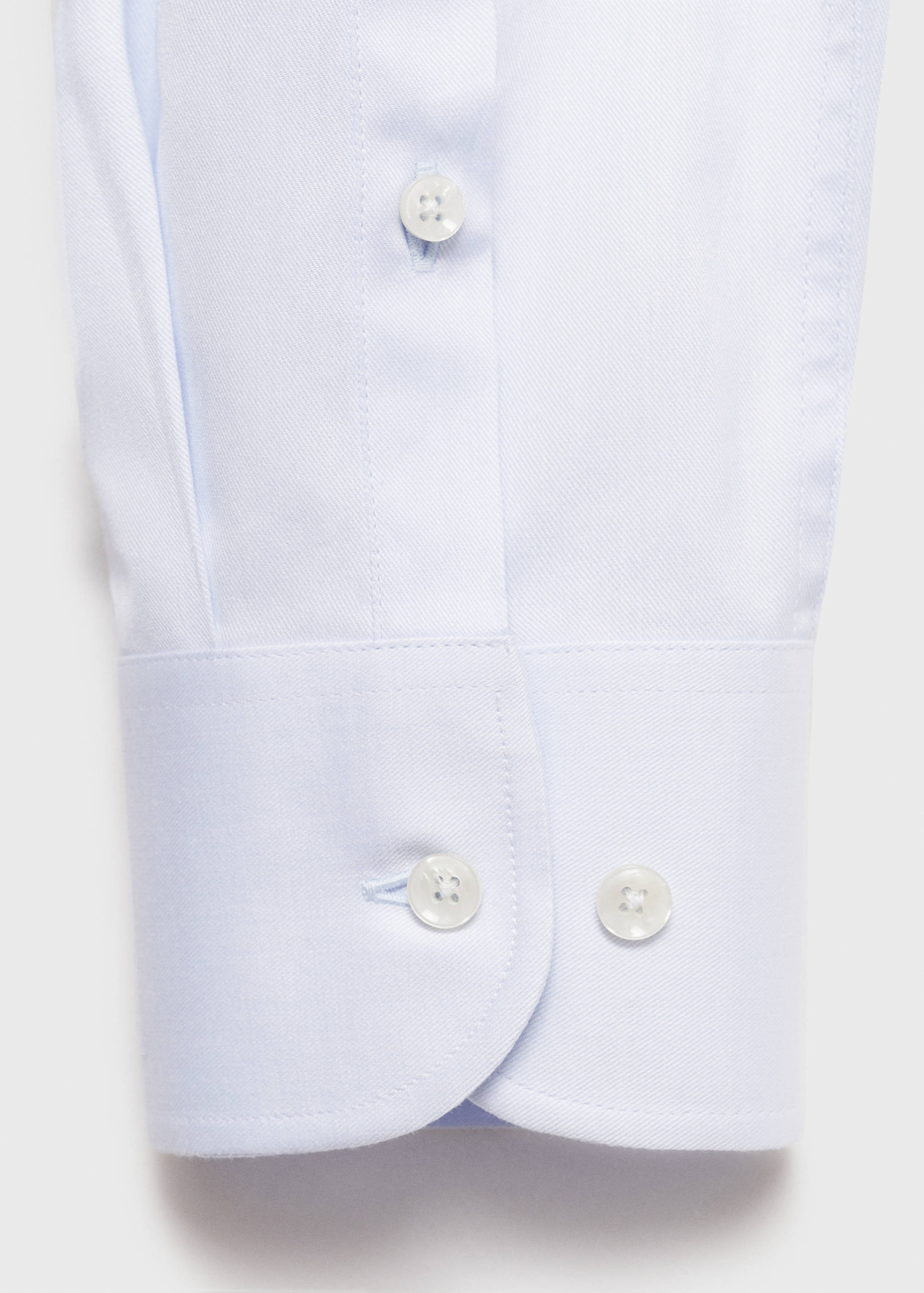Slim fit cotton suit shirt - Details of the article 0