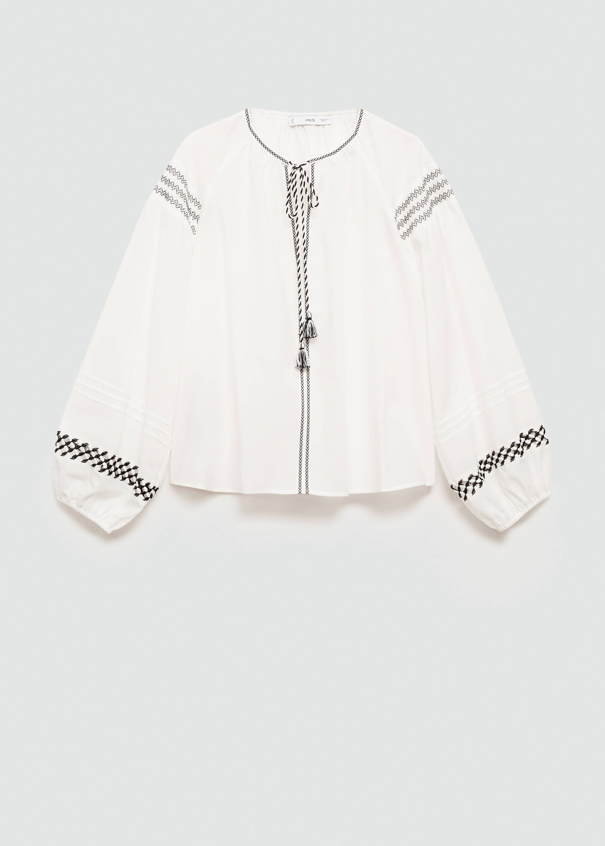 T-shirt with fine-knit structure - Article without model