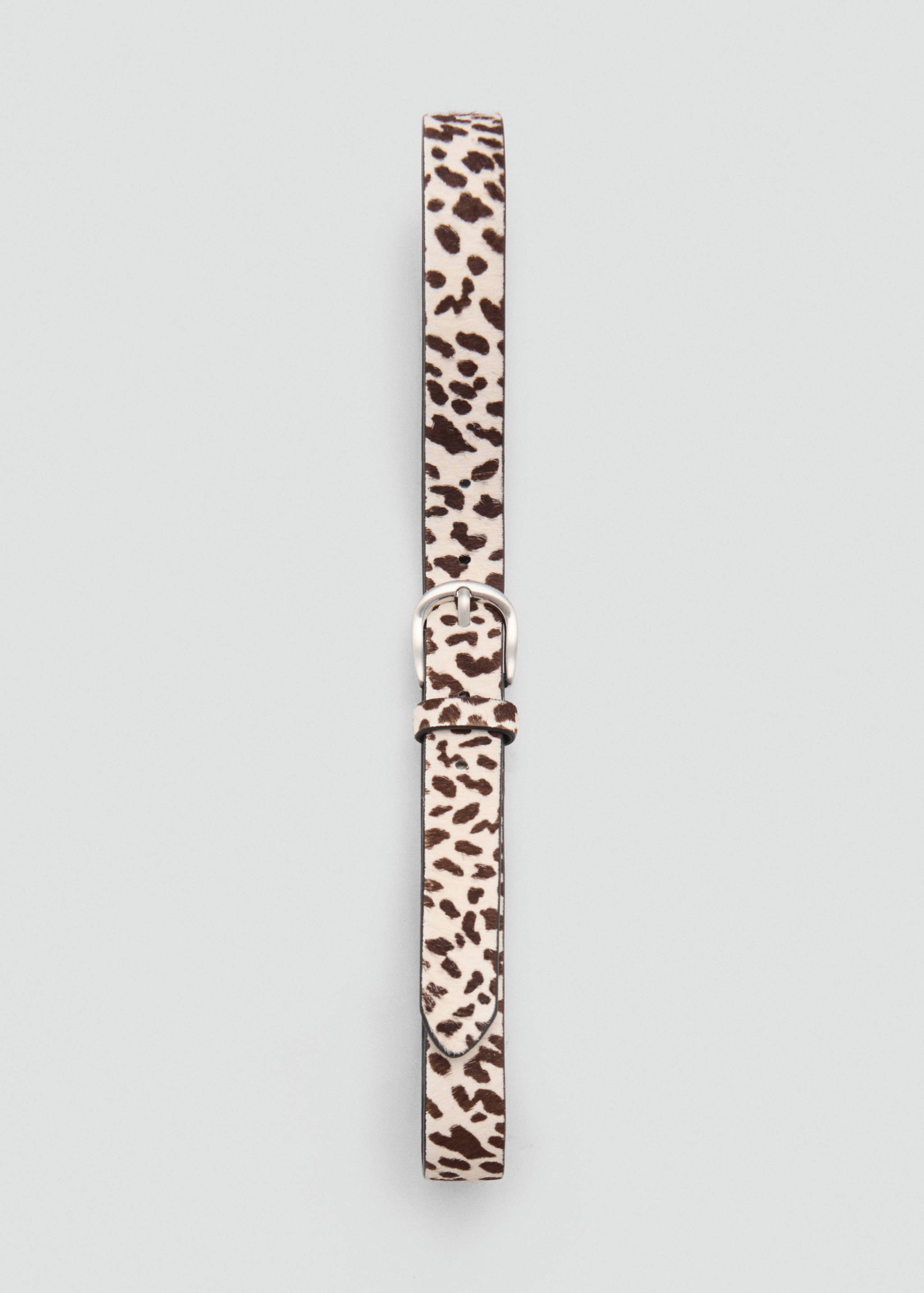 Animal print leather belt - Details of the article 2