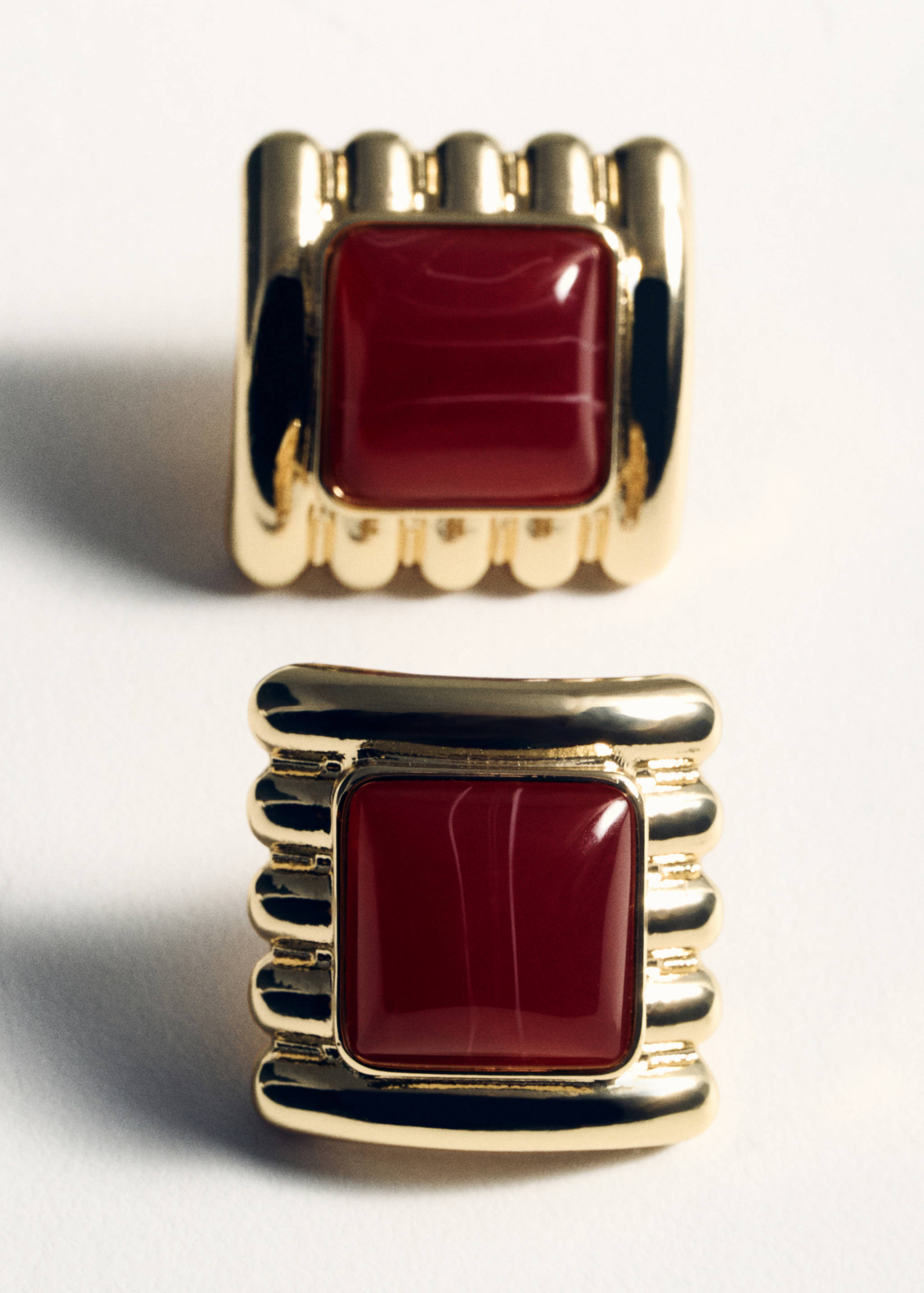 Square bead earrings - Details of the article 5