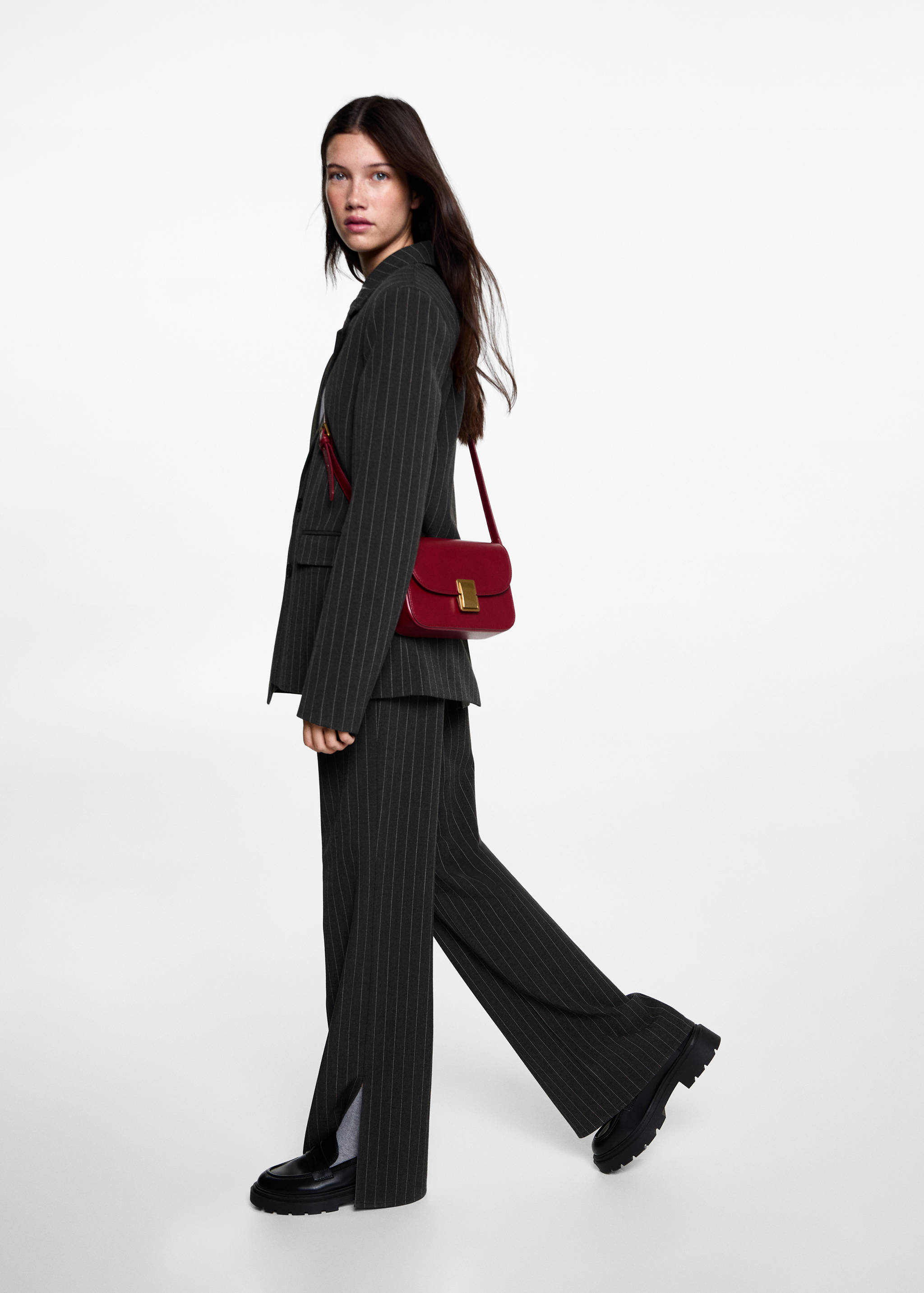 Striped suit blazer - Details of the article 2