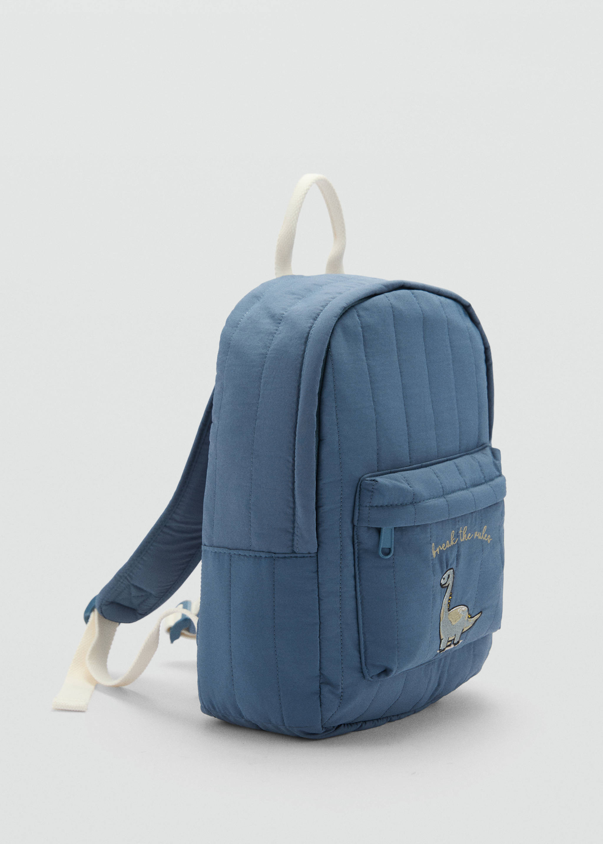 Backpack with embroidered detail - Medium plane