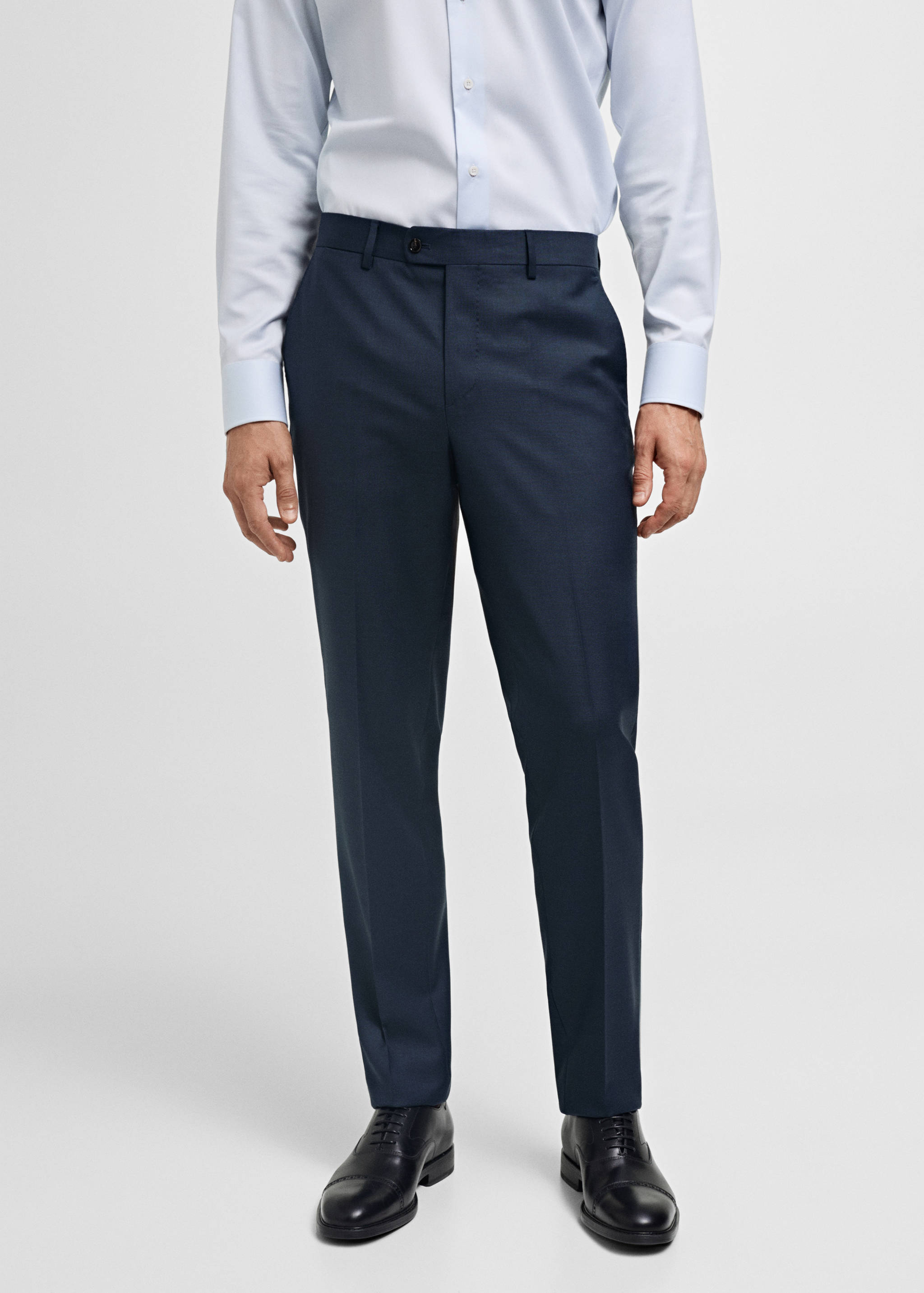 Pantalons vestit Venècia 100% llana verge - Pla mig