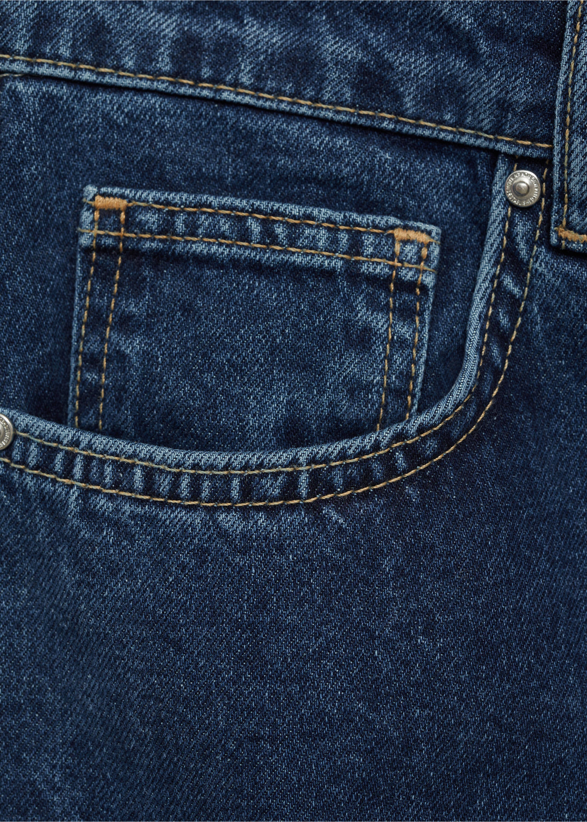 Jupe midi en jean - Détail de l'article 0, Bleu foncé. Ref: 77066007-00.